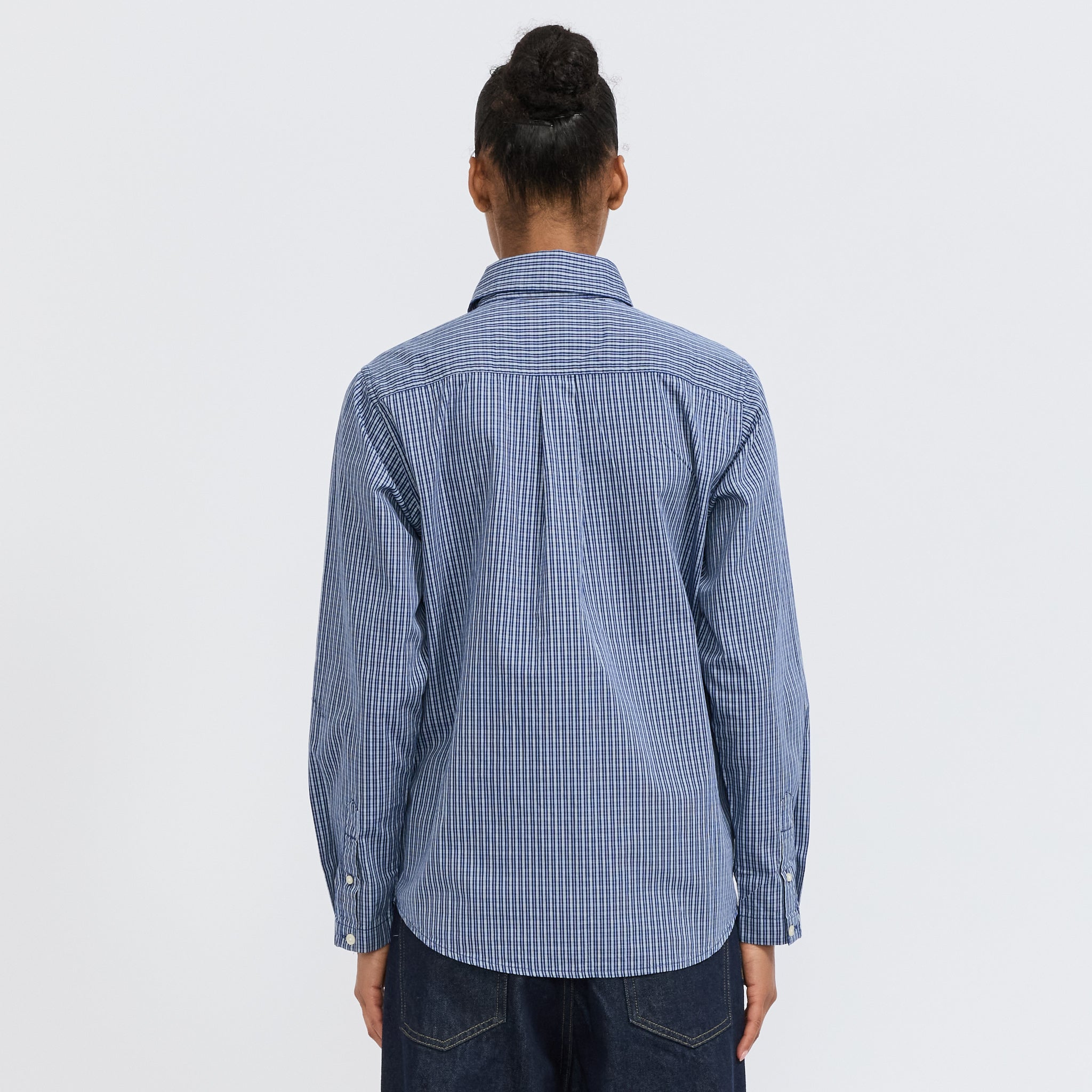 Womens L/S Groff Shirt Groff Check/Blue