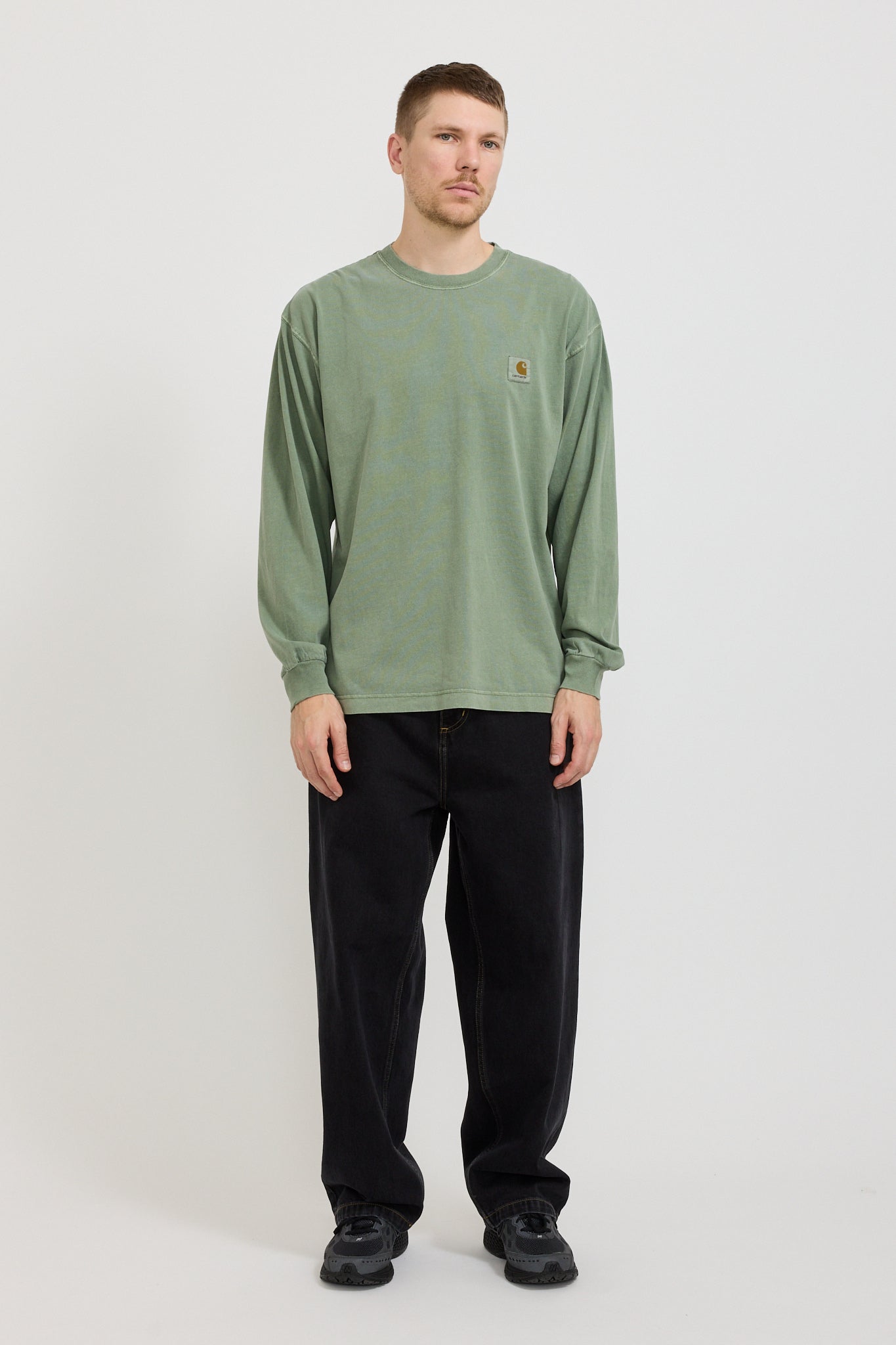 Carhartt WIP | L/S Nelson T-Shirt Park | Maplestore