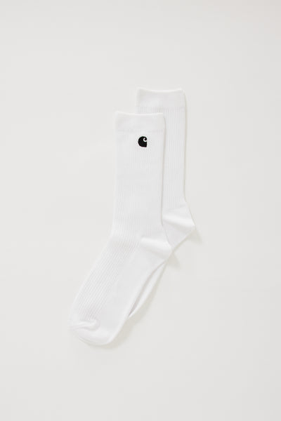 Carhartt WIP | Madison Pack Socks White/Black | Maplestore