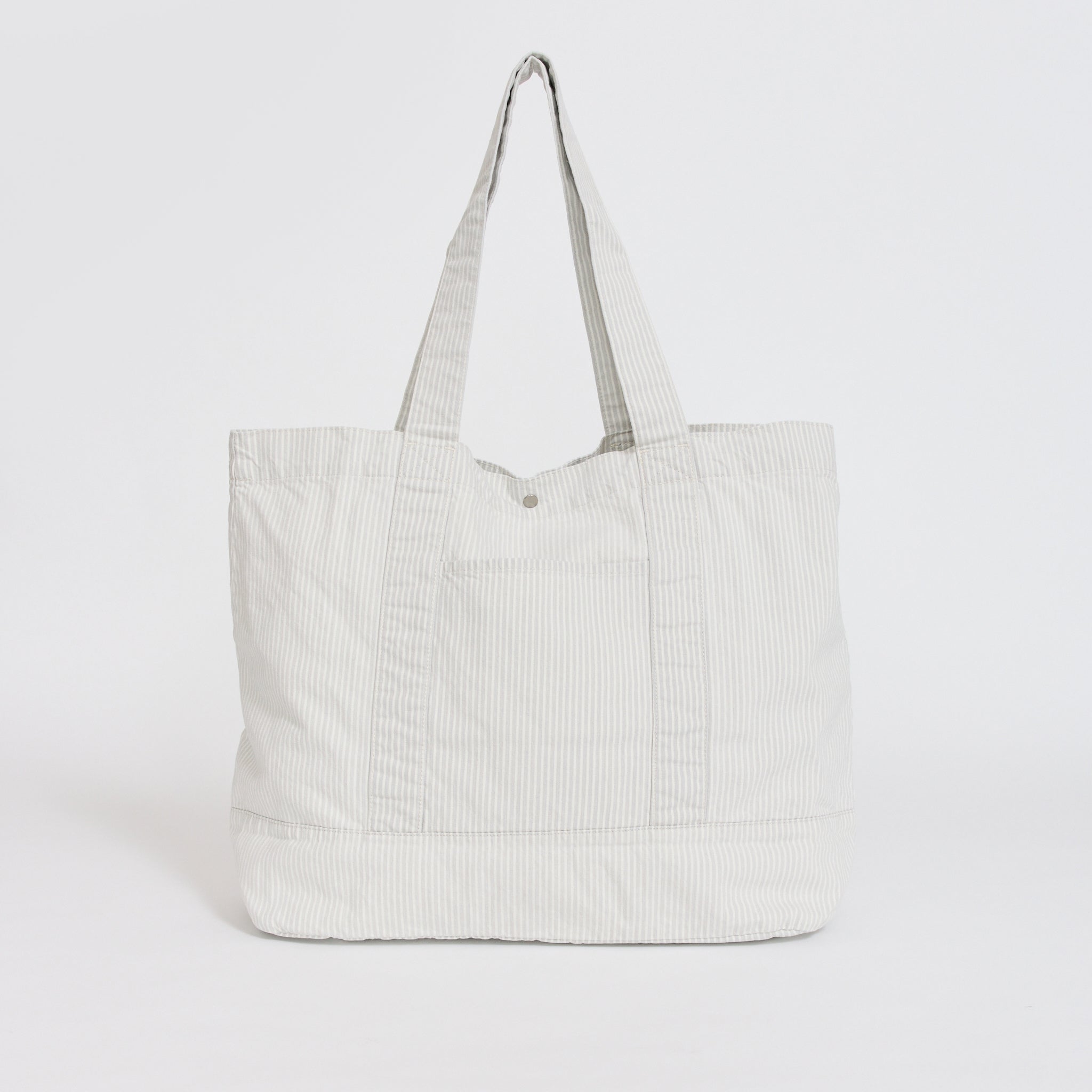 Mercer Tote Bag Stripe Graphite/Wax Bleached