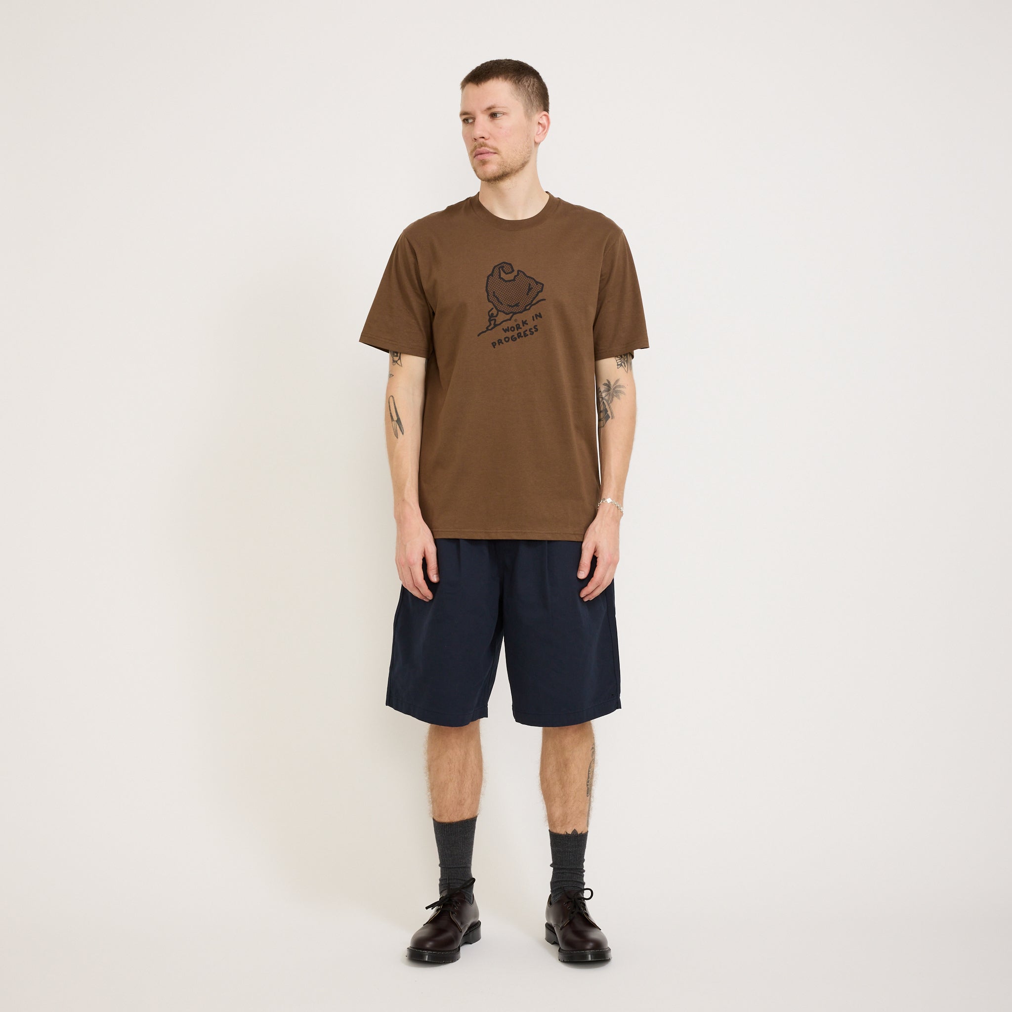 S/S Move On Up T-Shirt Chocolate/Black