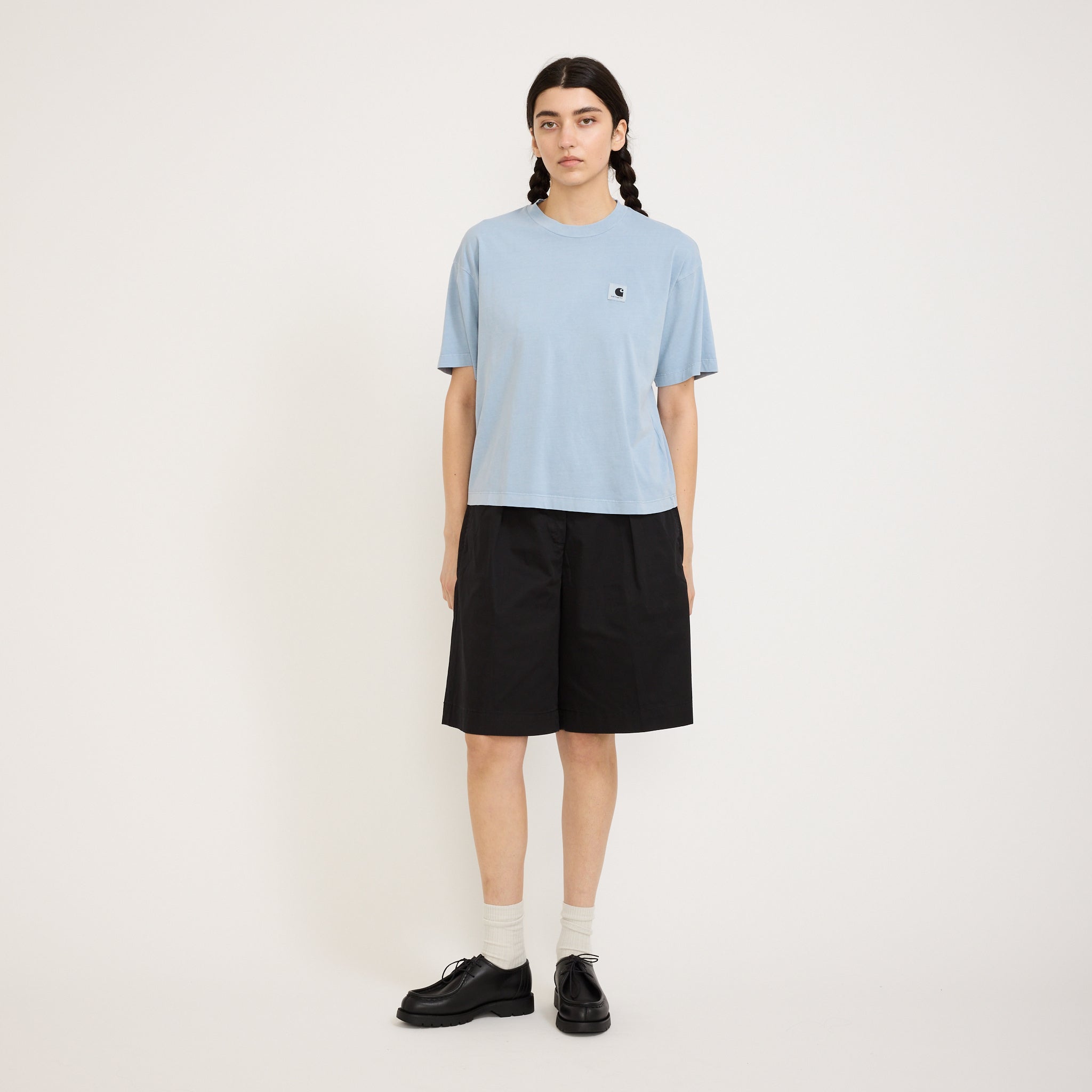 Carhartt WIP | Women's S/S Nelson T-Shirt Dusty Ice | Maplestore
