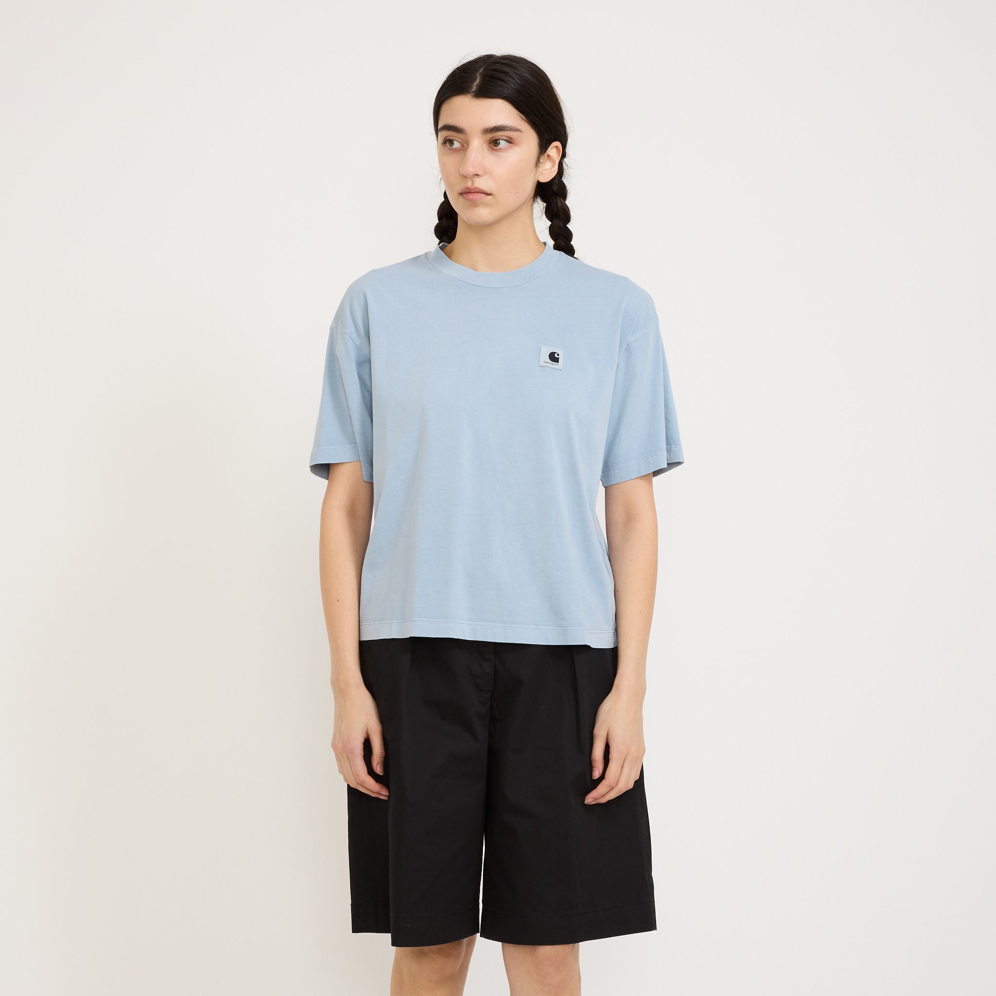 Carhartt WIP | Women's S/S Nelson T-Shirt Dusty Ice | Maplestore