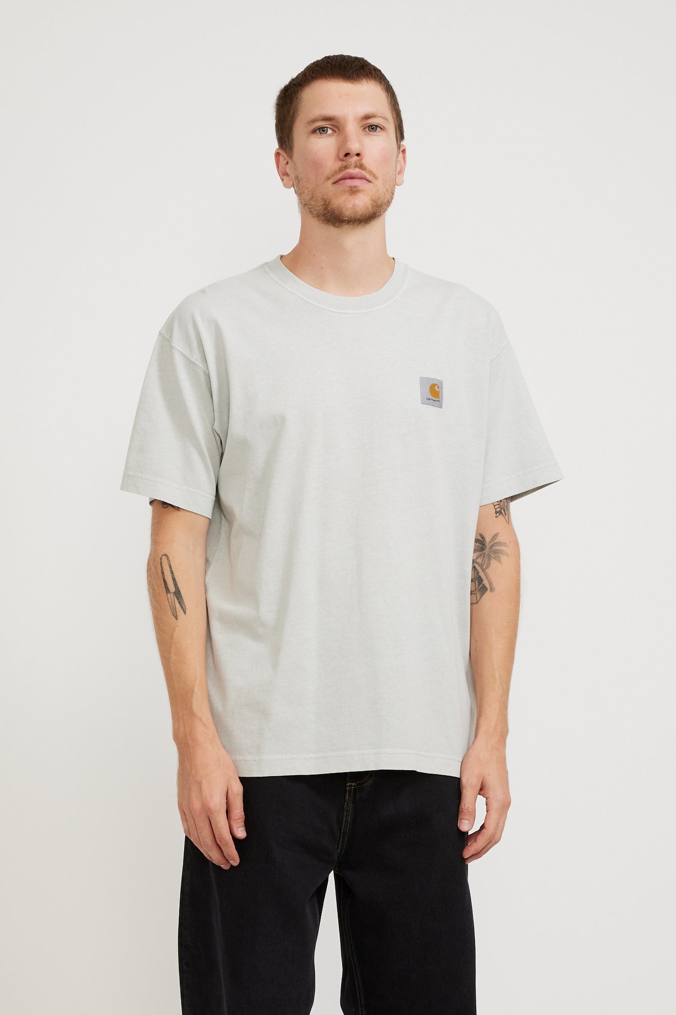 Carhartt WIP | S/S Nelson T-Shirt Sonic Silver | Maplestore