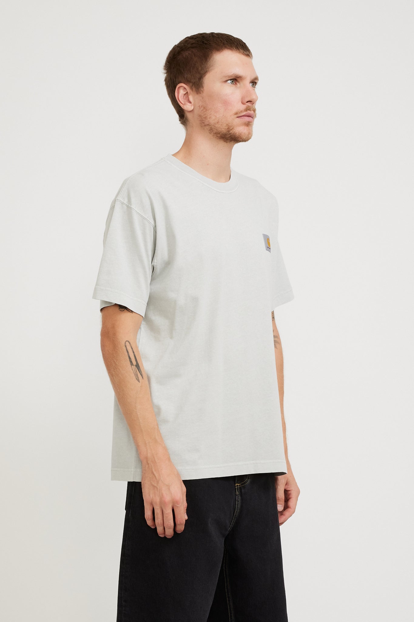 Carhartt WIP | S/S Nelson T-Shirt Sonic Silver | Maplestore