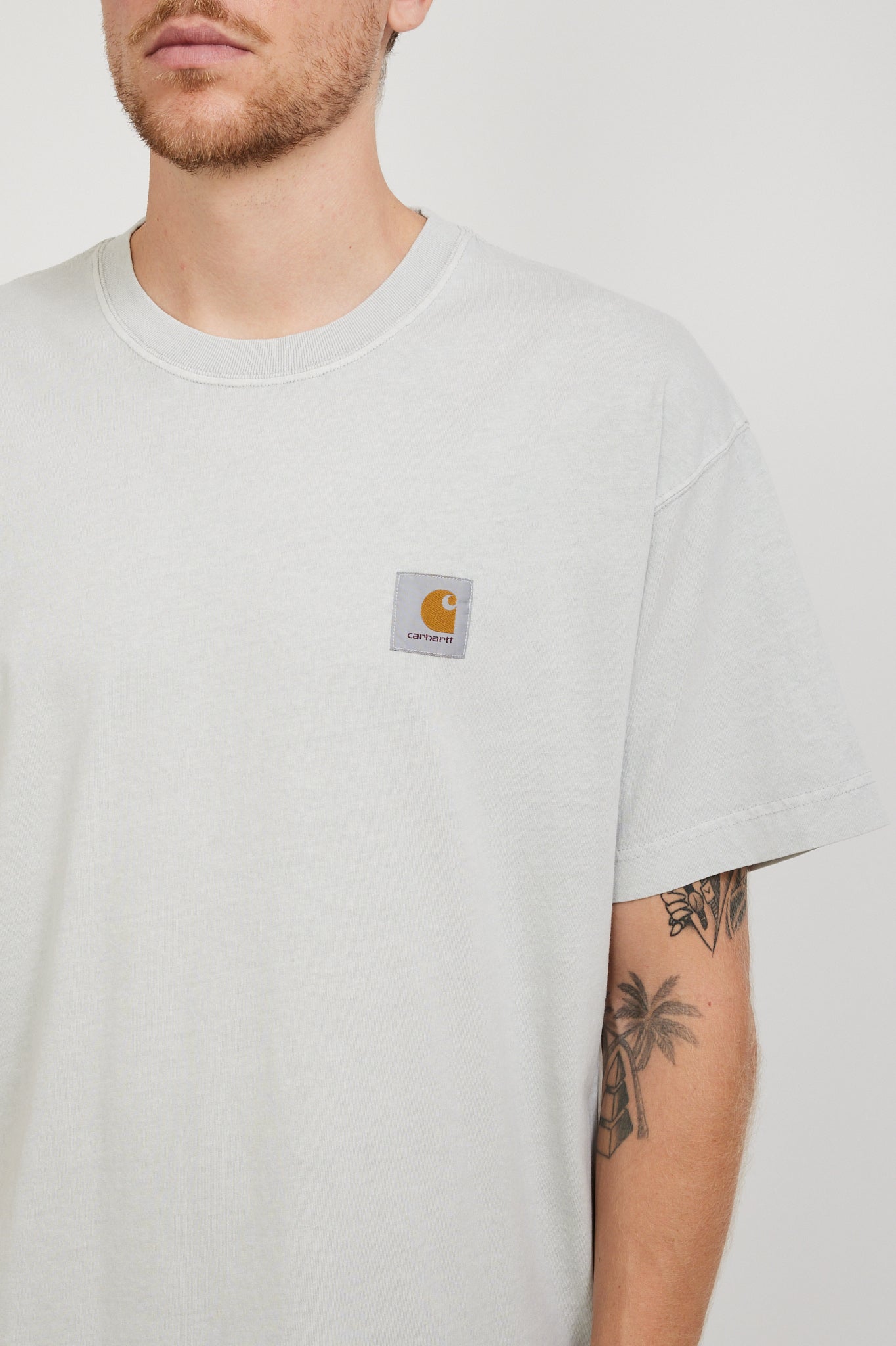 Carhartt WIP | S/S Nelson T-Shirt Sonic Silver | Maplestore