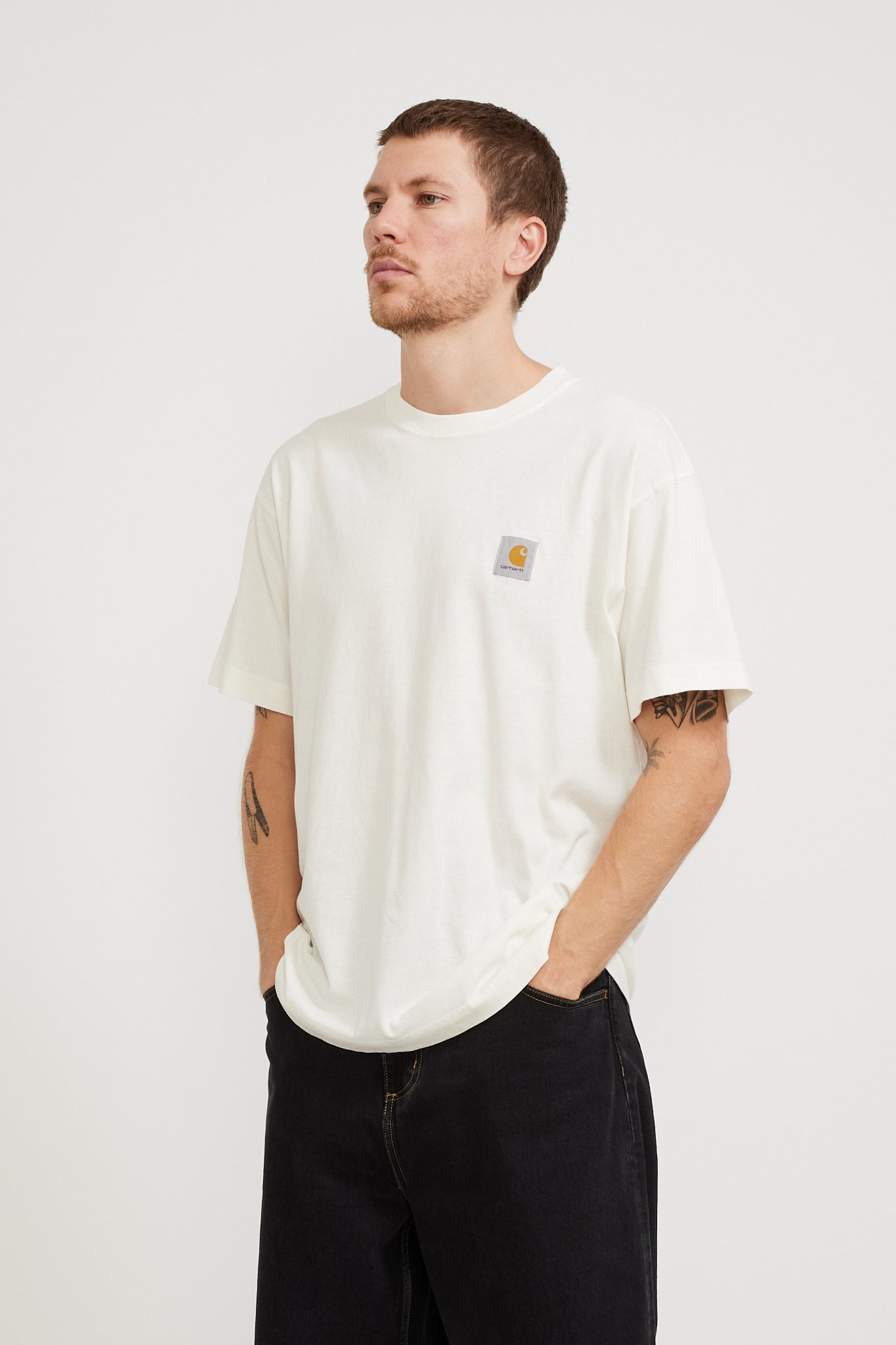 Carhartt WIP | S/S Nelson T-Shirt Wax Garment Dye | Maplestore