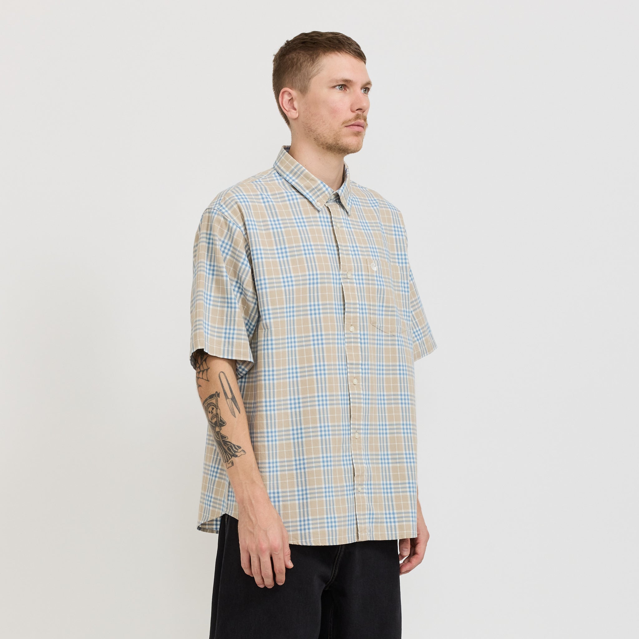 Carhartt WIP | S/S Niven Shirt Niven Check/Wall/Wax | Maplestore