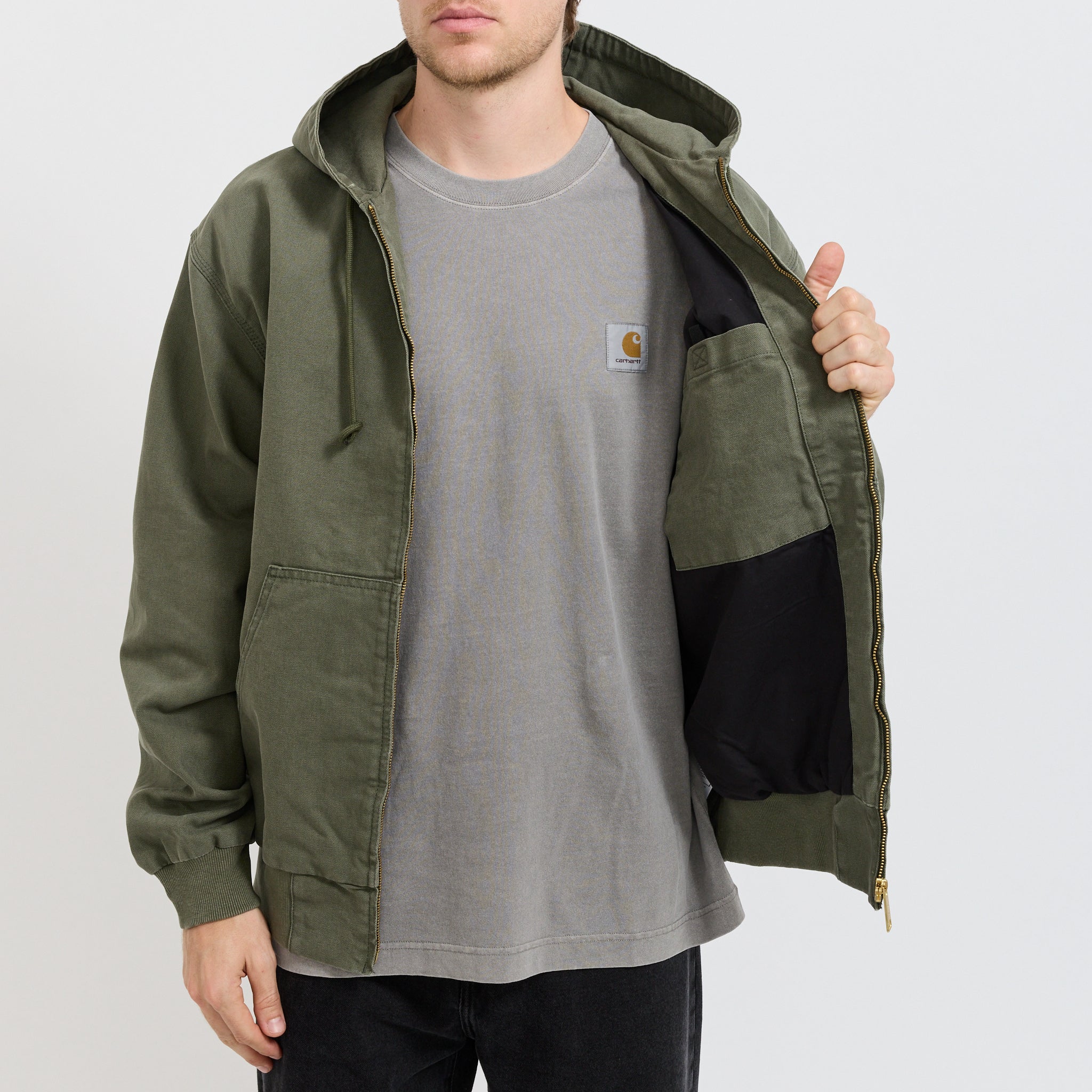 OG Active Jacket Leaf Stone Canvas