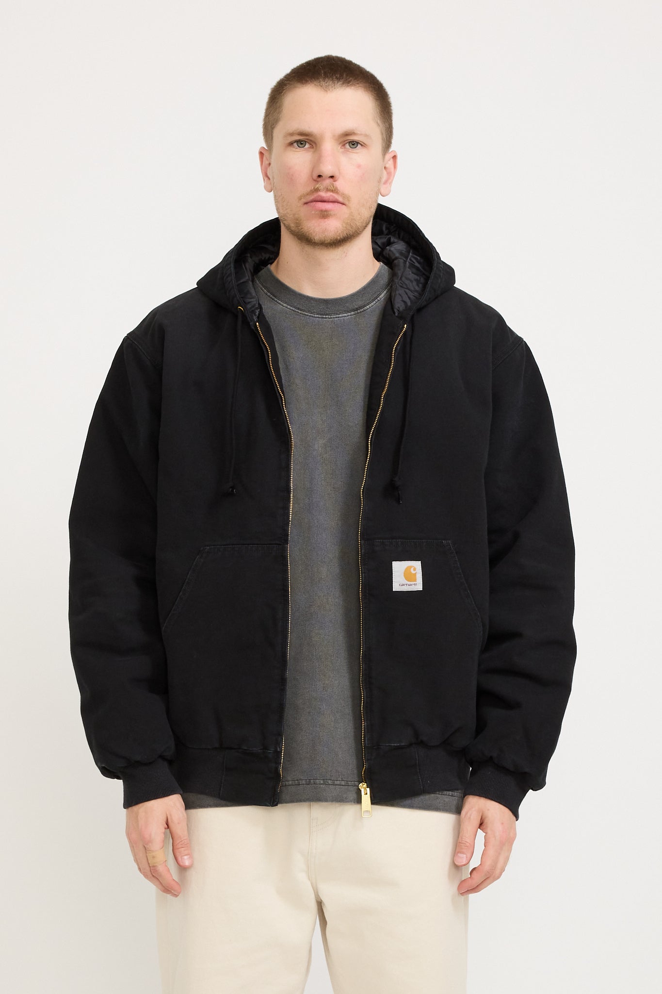 Carhartt WIP | OG Active Jacket Black Aged Canvas | Maplestore