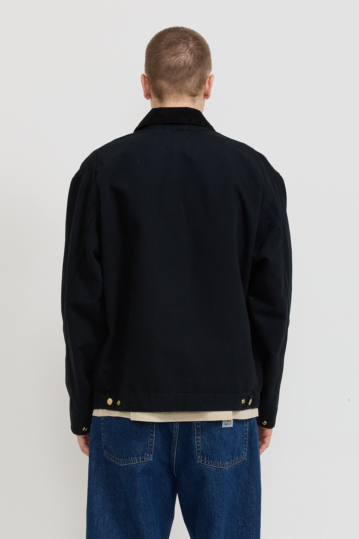 OG Detroit Jacket Black Aged Canvas