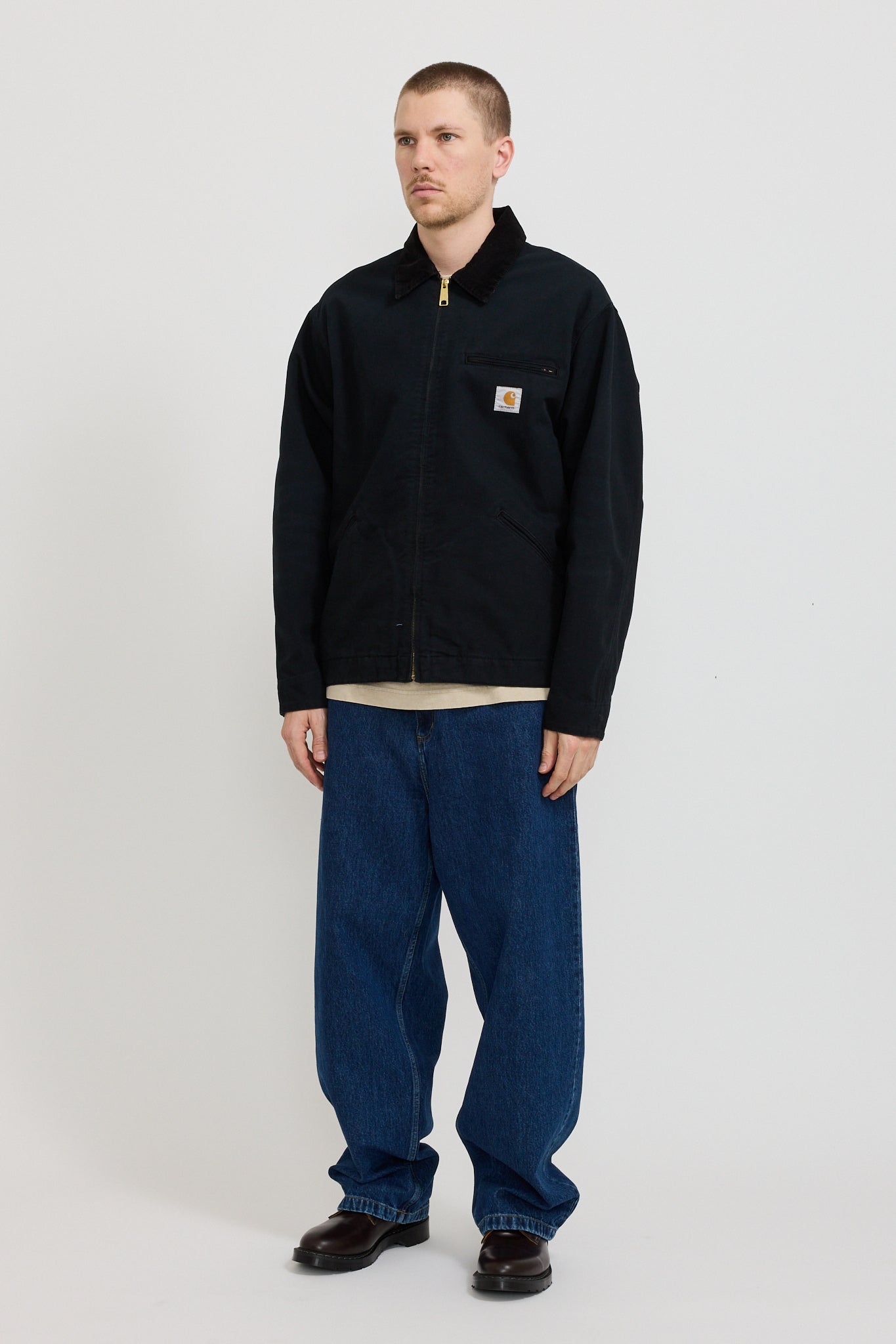OG Detroit Jacket Black Aged Canvas