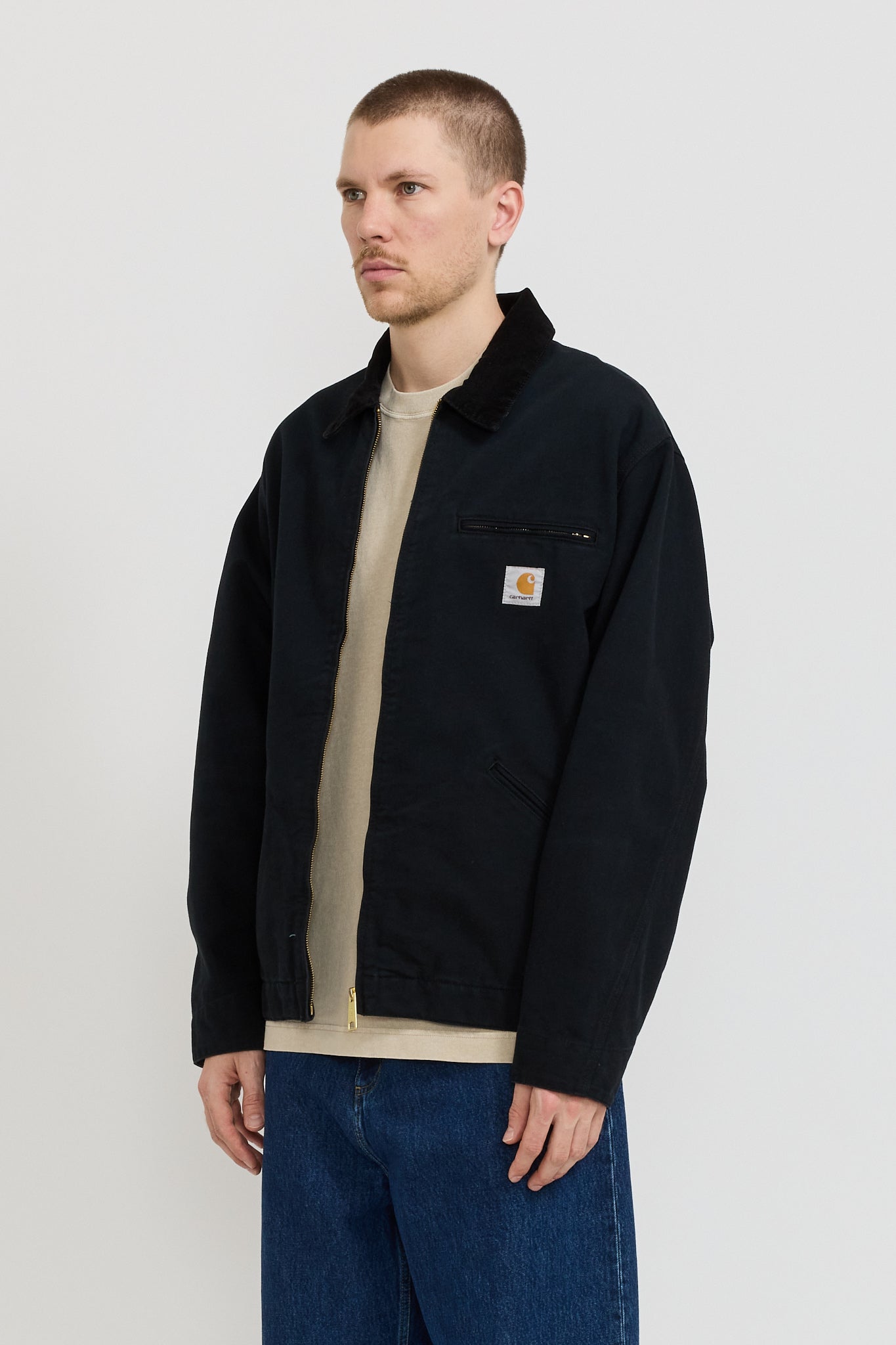 OG Detroit Jacket Black Aged Canvas