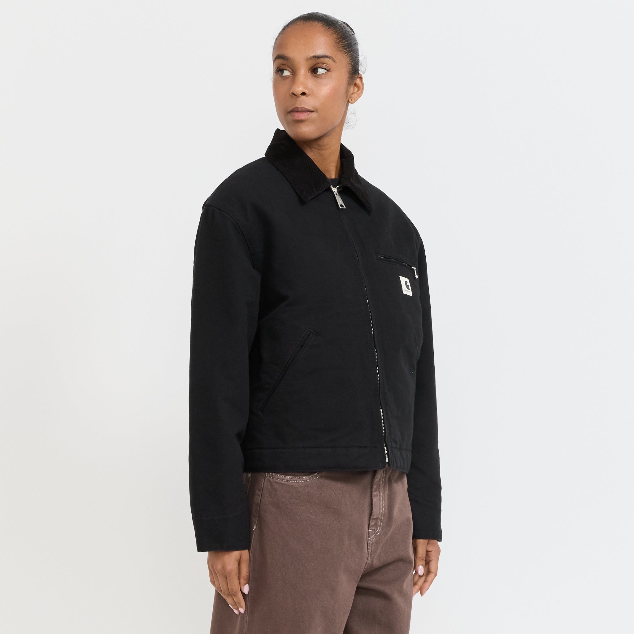 Women's OG Detroit Jacket Black/Black Rinsed