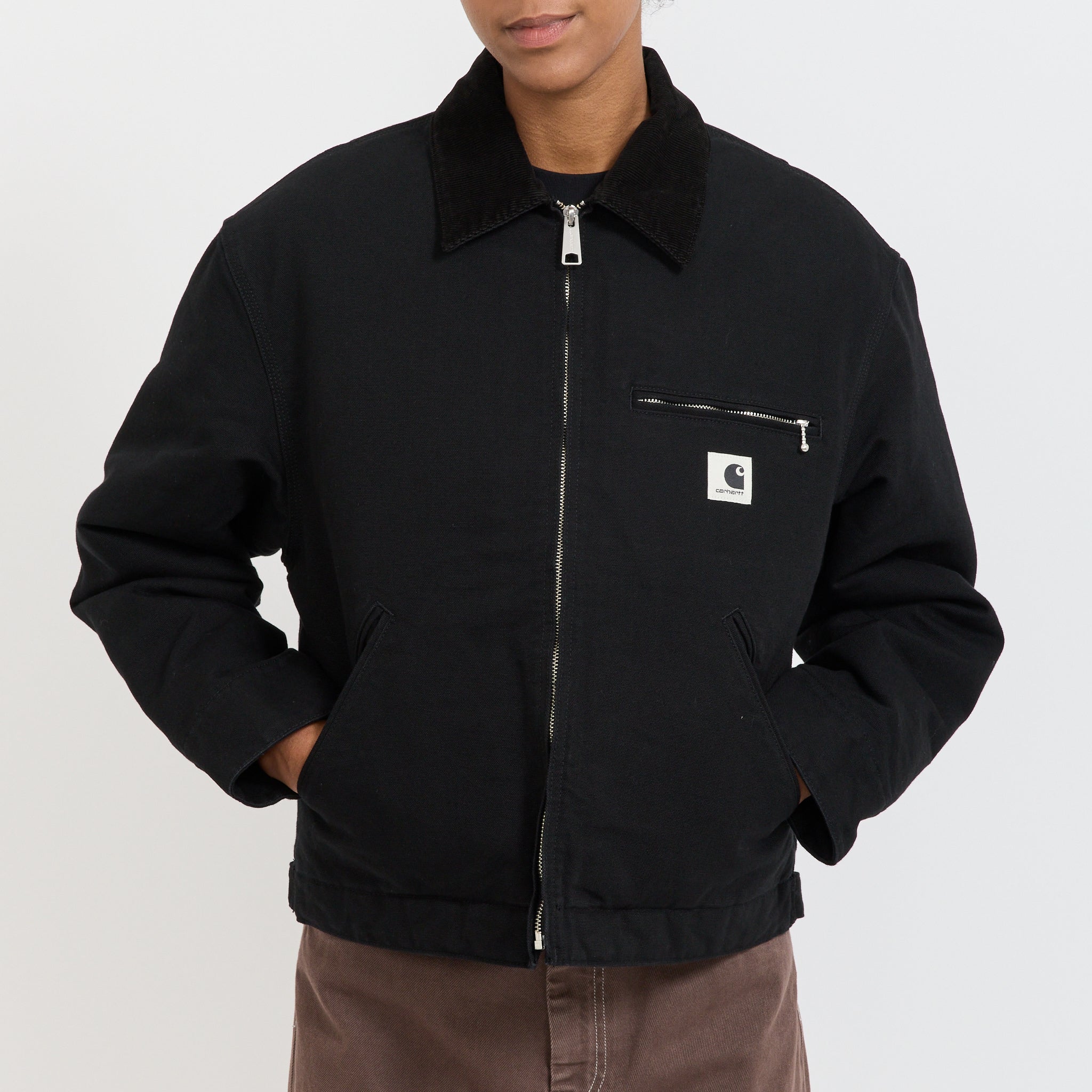 Women's OG Detroit Jacket Black/Black Rinsed