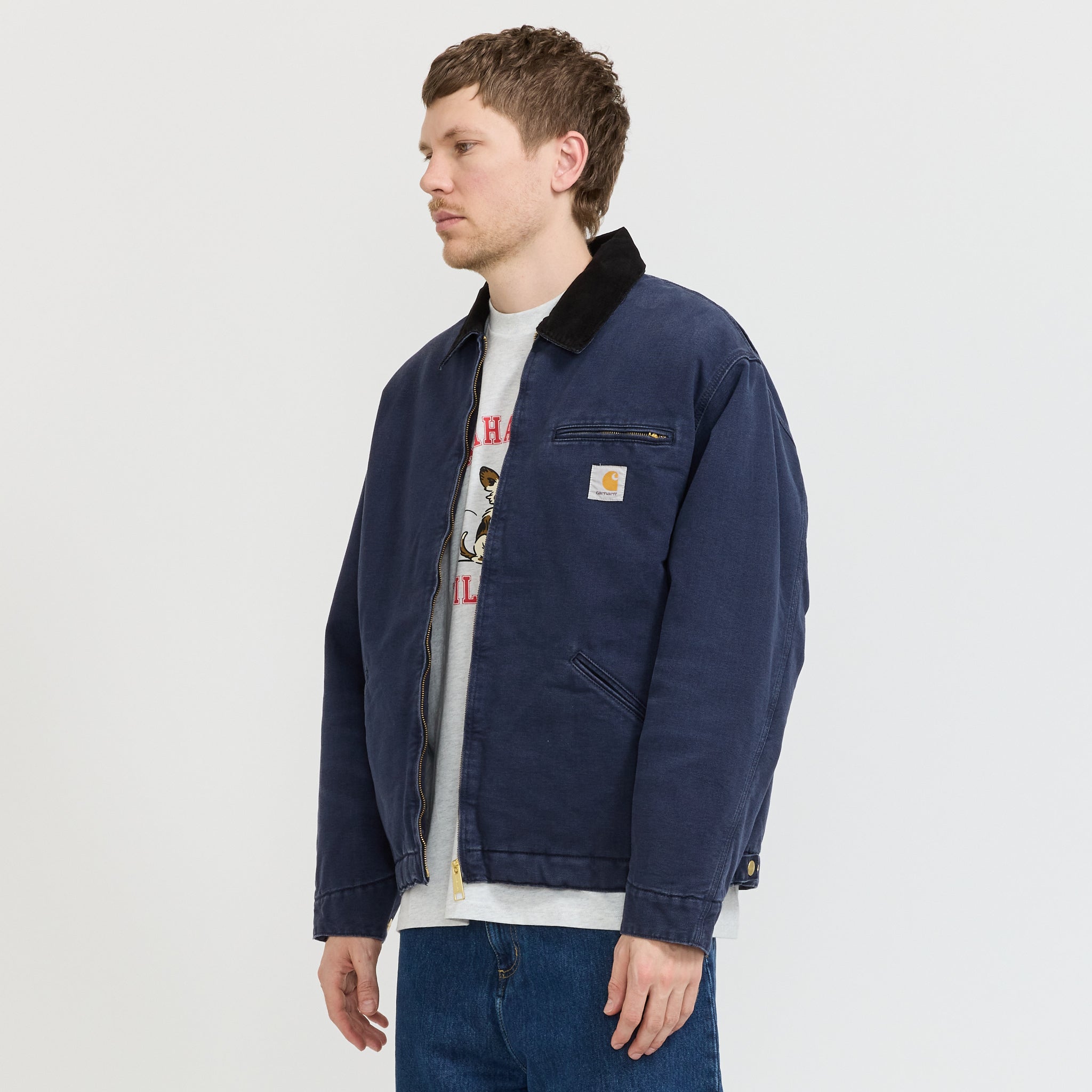 Carhartt WIP | OG Detroit Jacket Dark Navy/Black | Maplestore