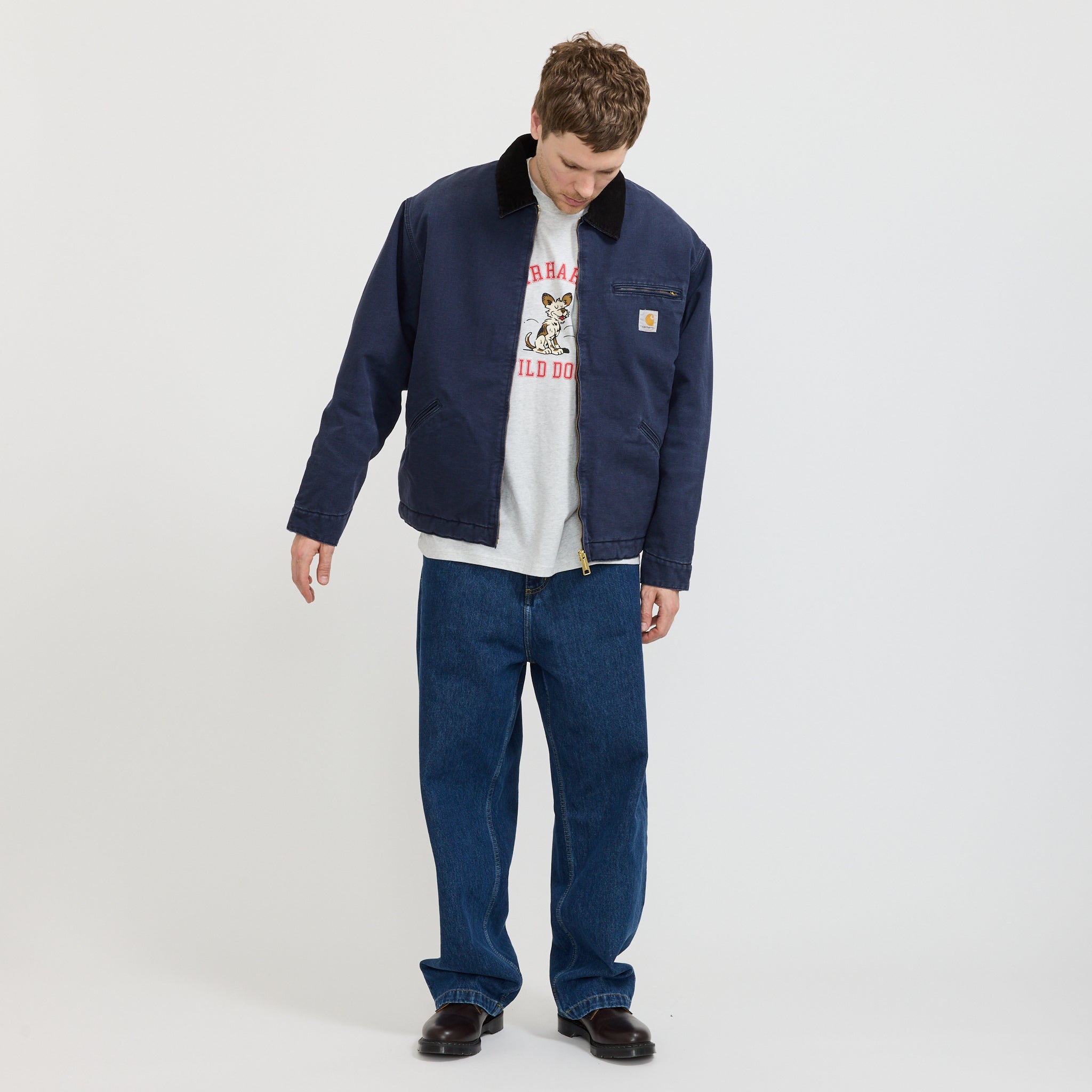 Carhartt WIP | OG Detroit Jacket Dark Navy/Black | Maplestore