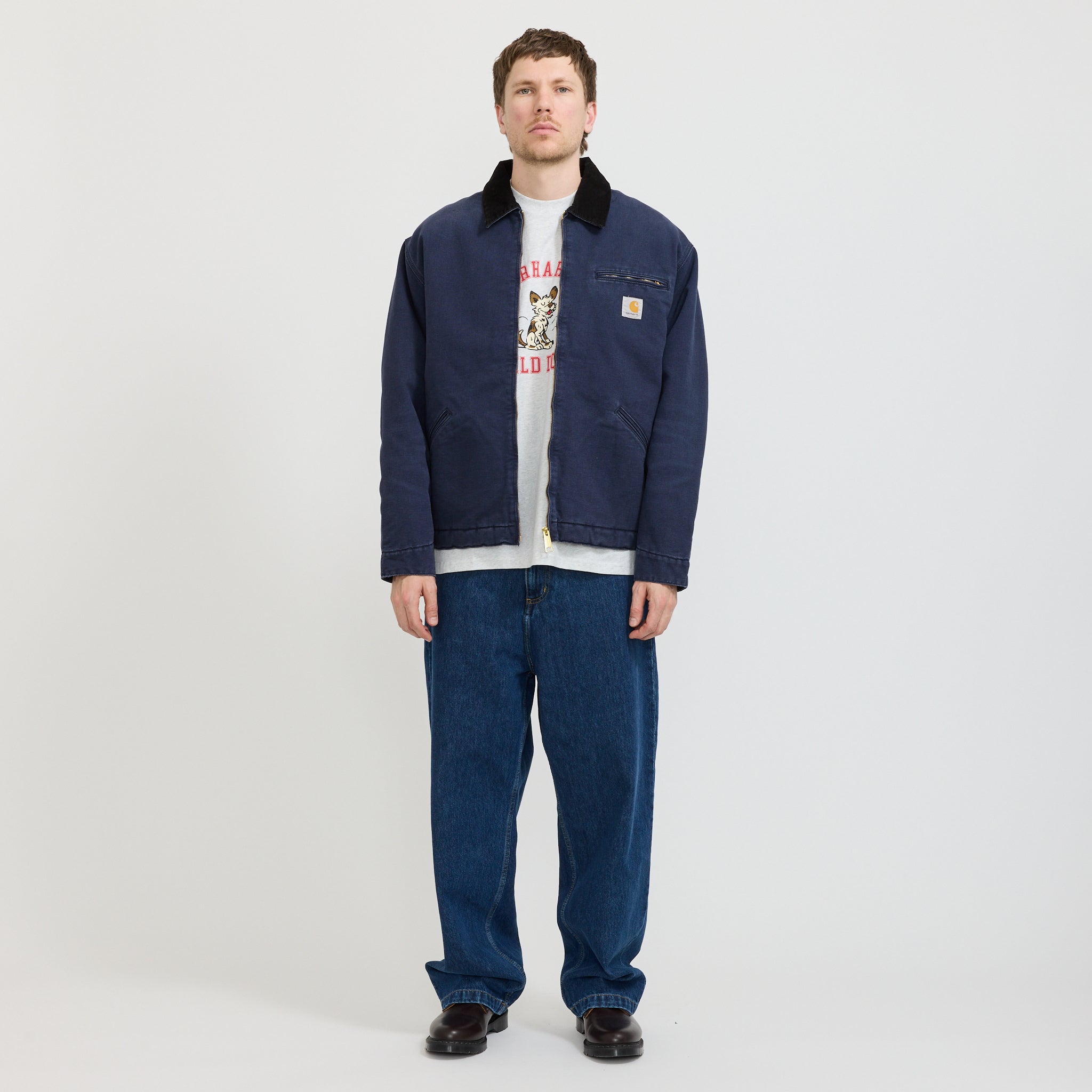 Carhartt WIP | OG Detroit Jacket Dark Navy/Black | Maplestore