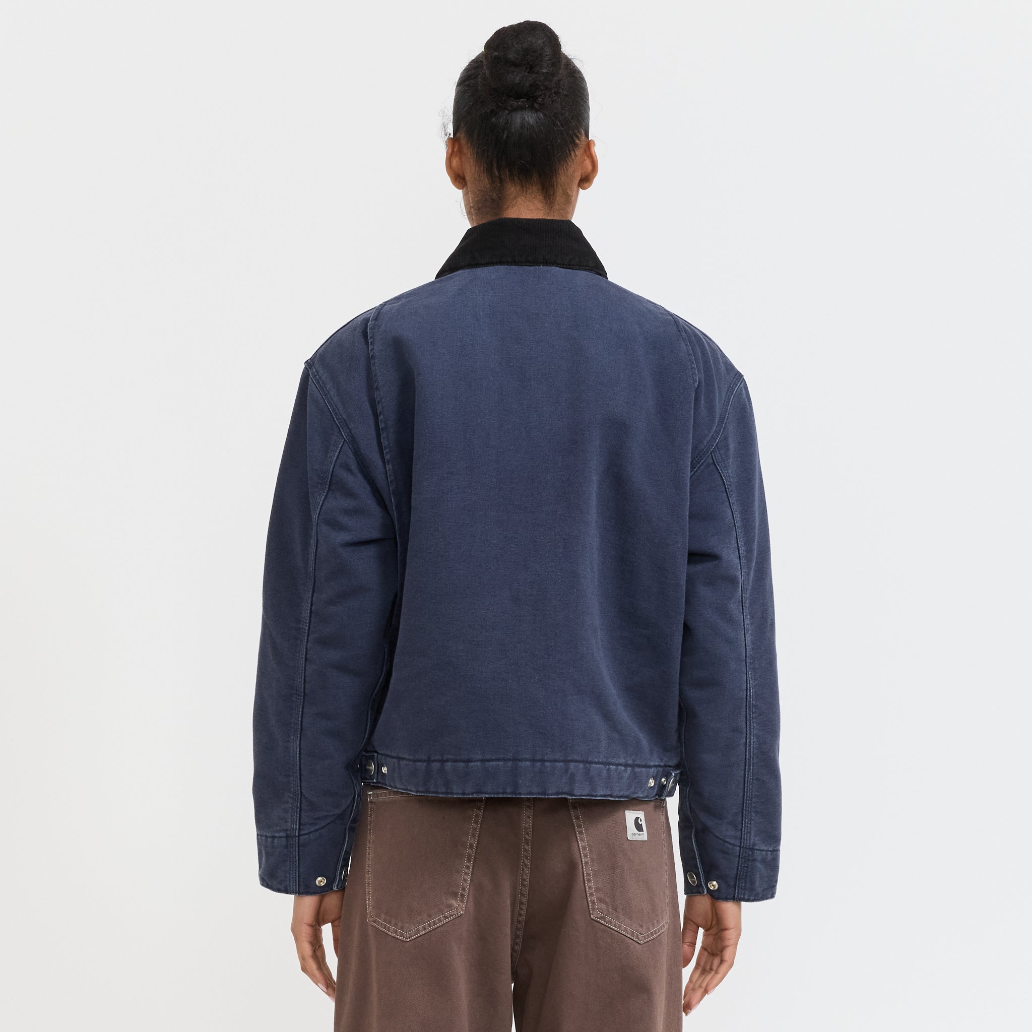 Women's OG Detroit Jacket Dark Navy/Black Stone Canvas