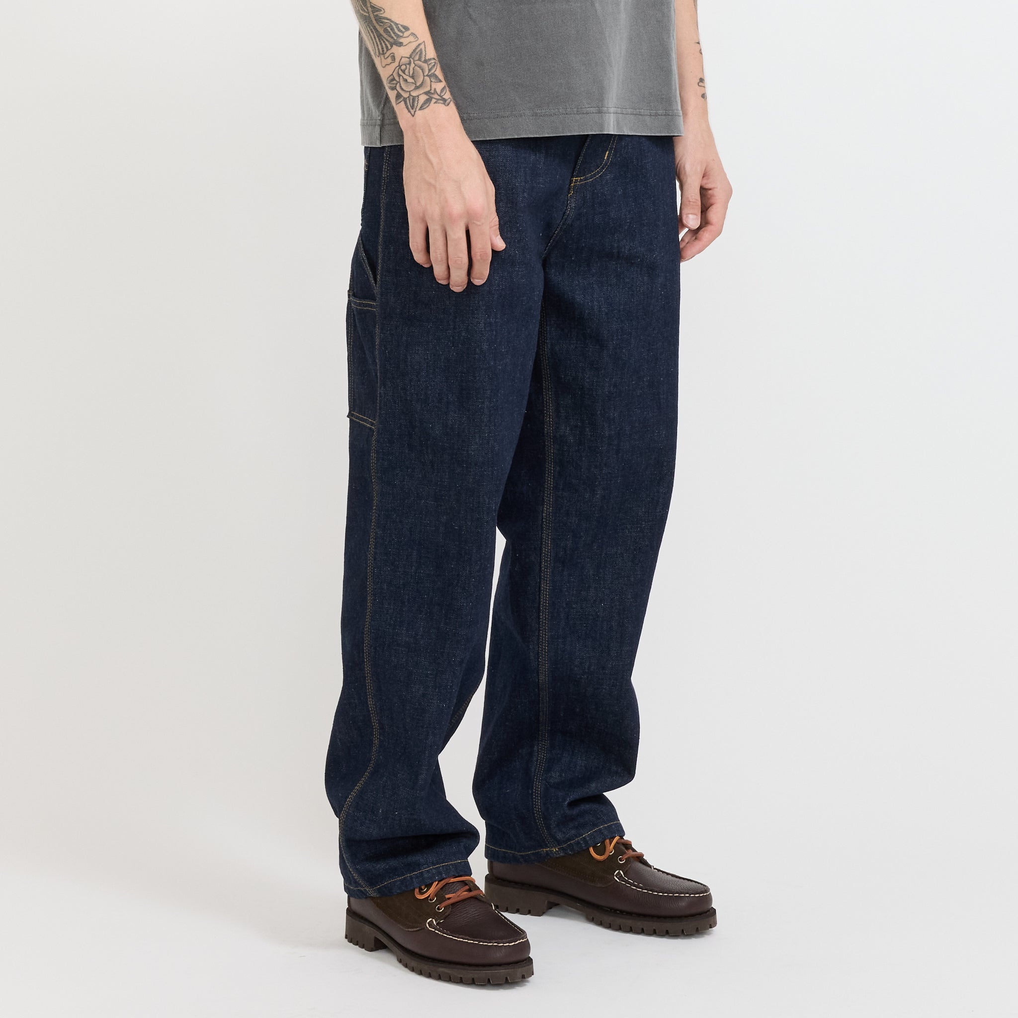 OG Single Knee Pant Blue Rinsed