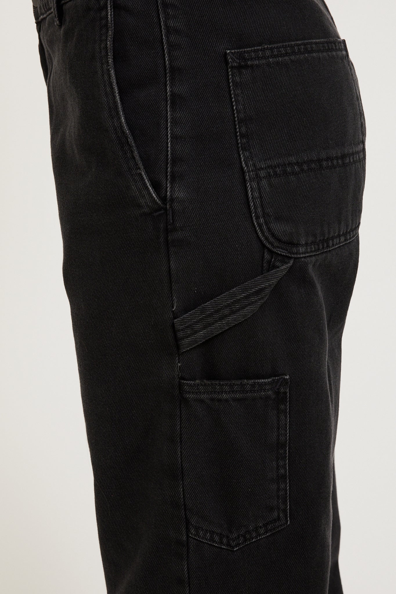 Carhartt WIP | Women's Pierce Pant Straight Black Stone Washed | Maplestore