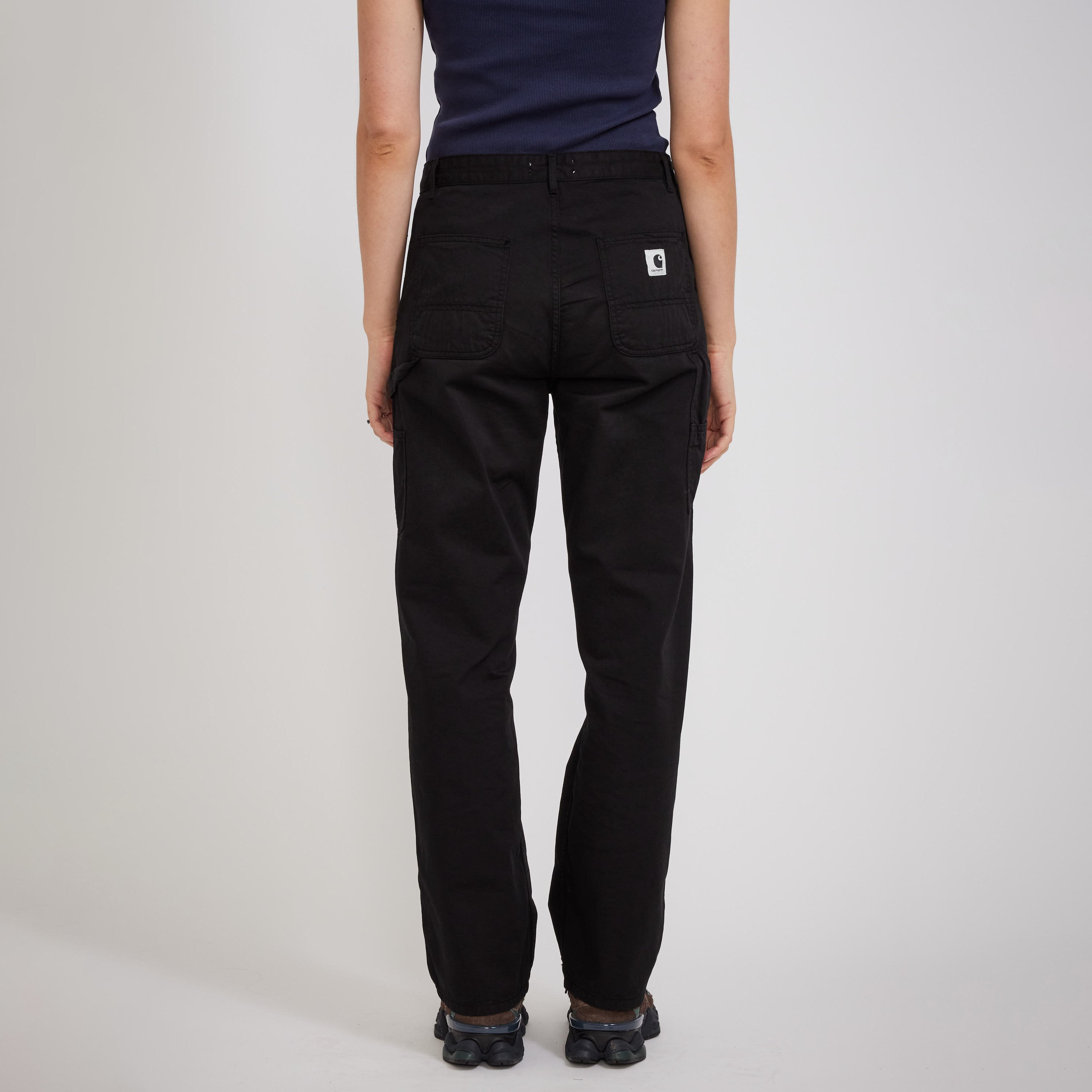 Women's Pierce Pant Straight Black Garment Dyed