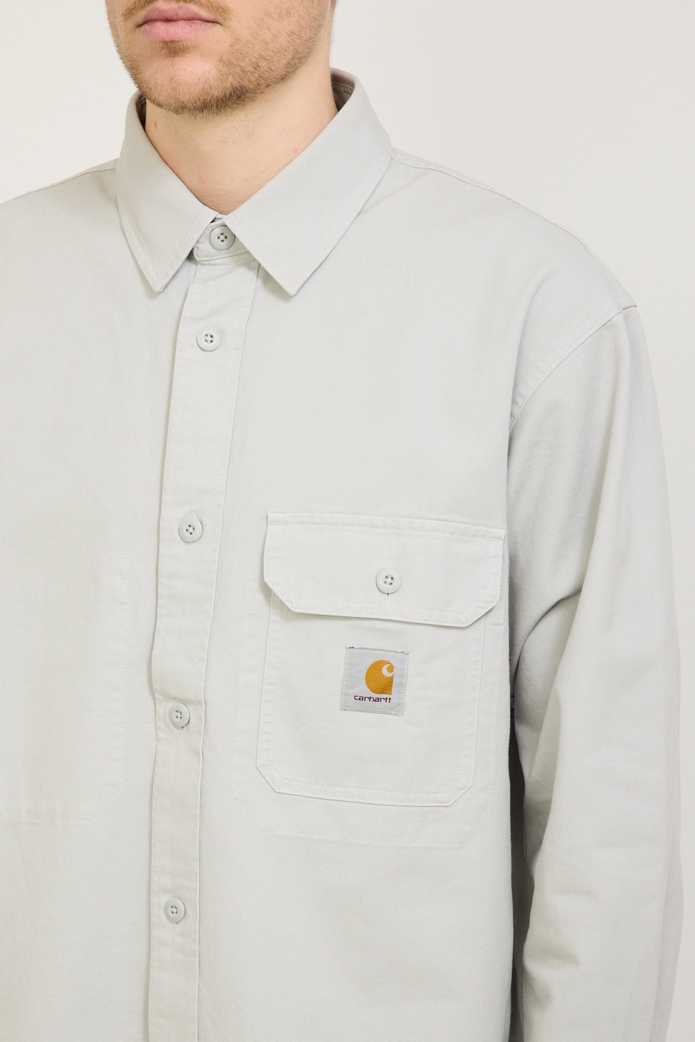 Carhartt WIP | Reno Shirt Jacket Sonic Silver | Maplestore