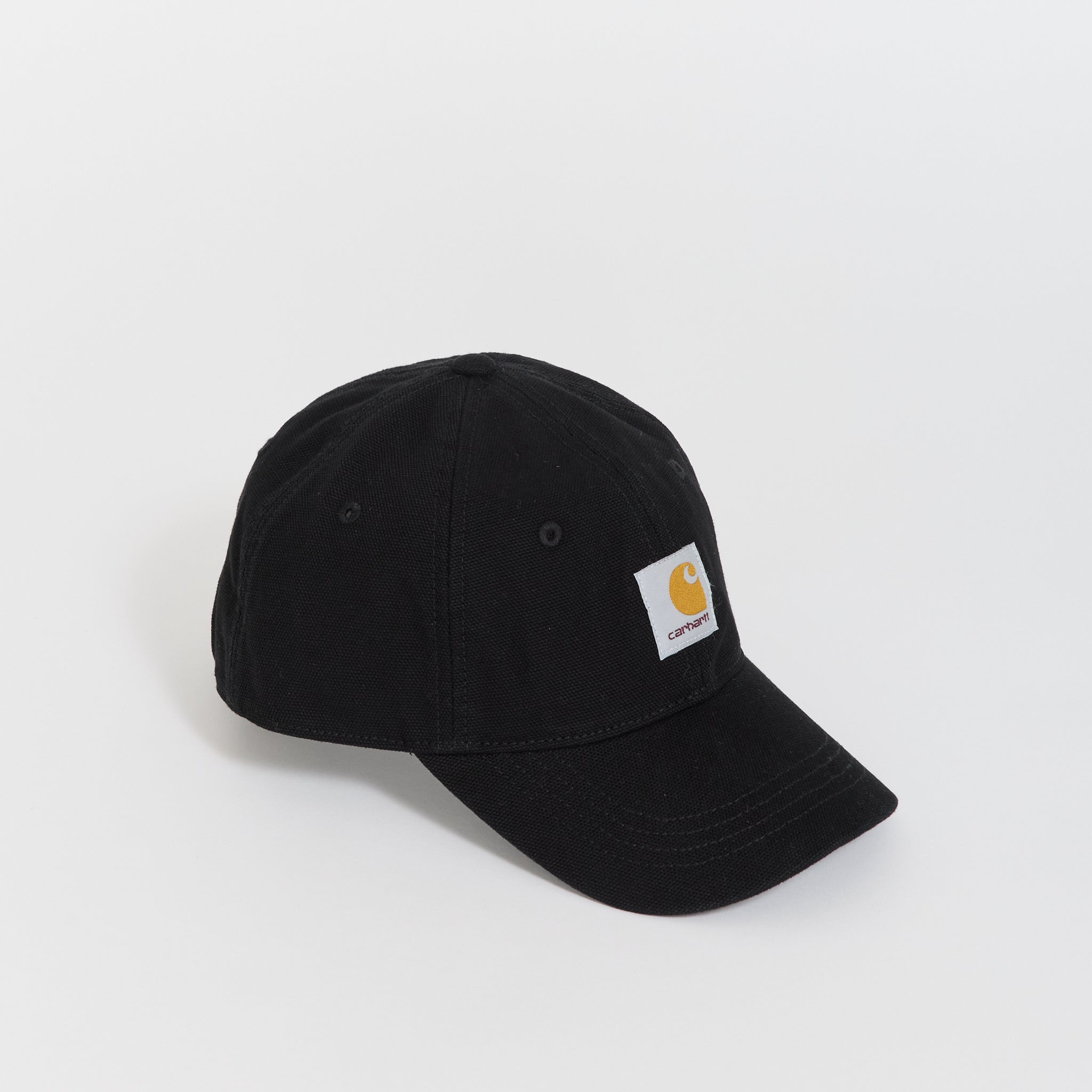 Selby Canvas Cap Black Stone Washed