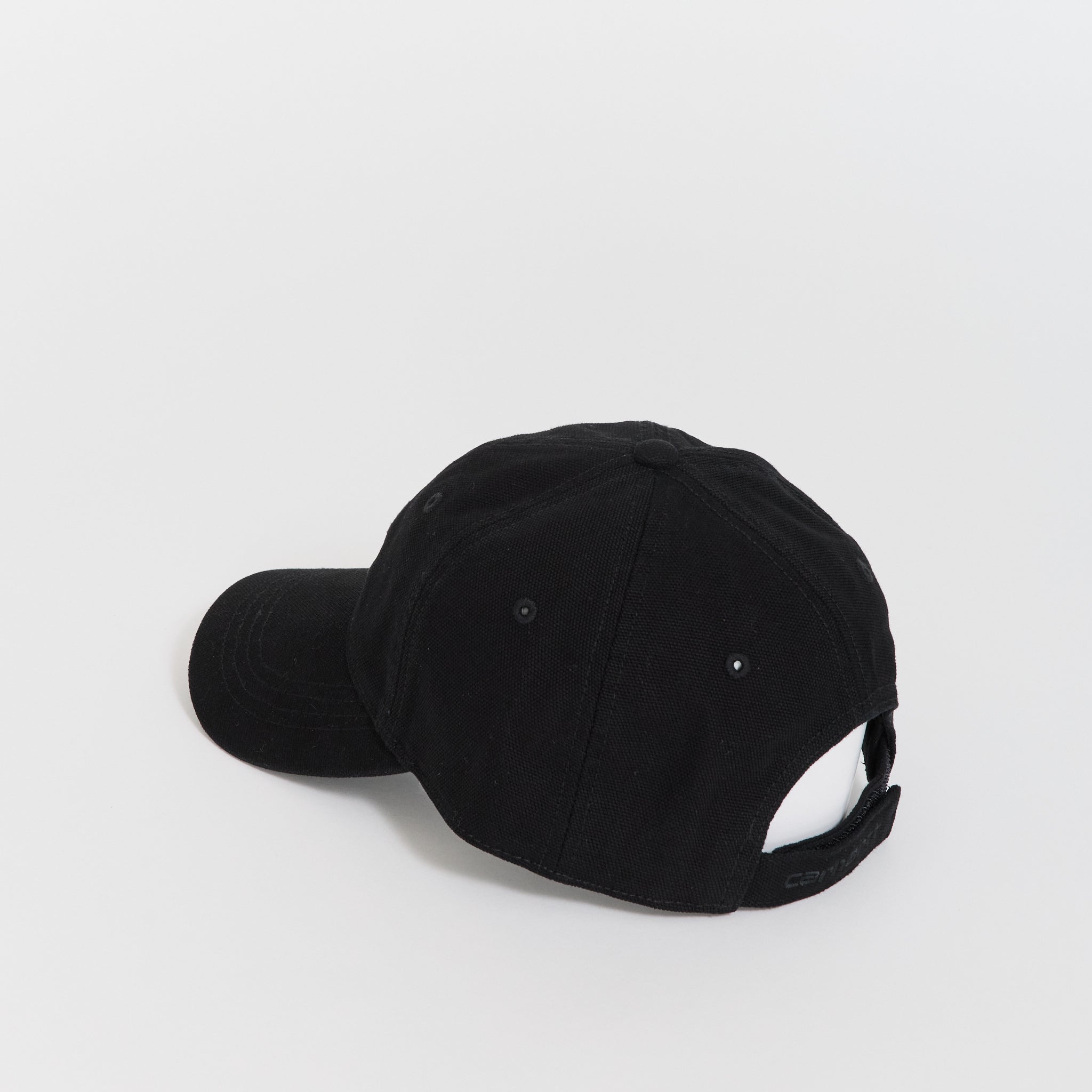 Selby Canvas Cap Black Stone Washed