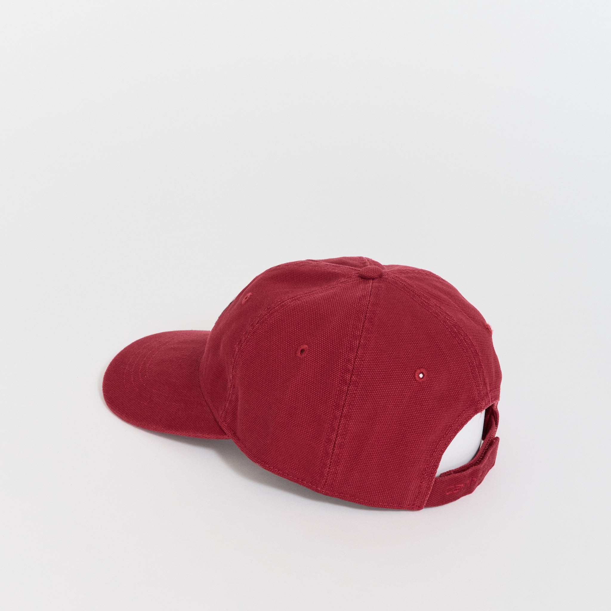 Selby Canvas Cap Scarlet Stone Washed