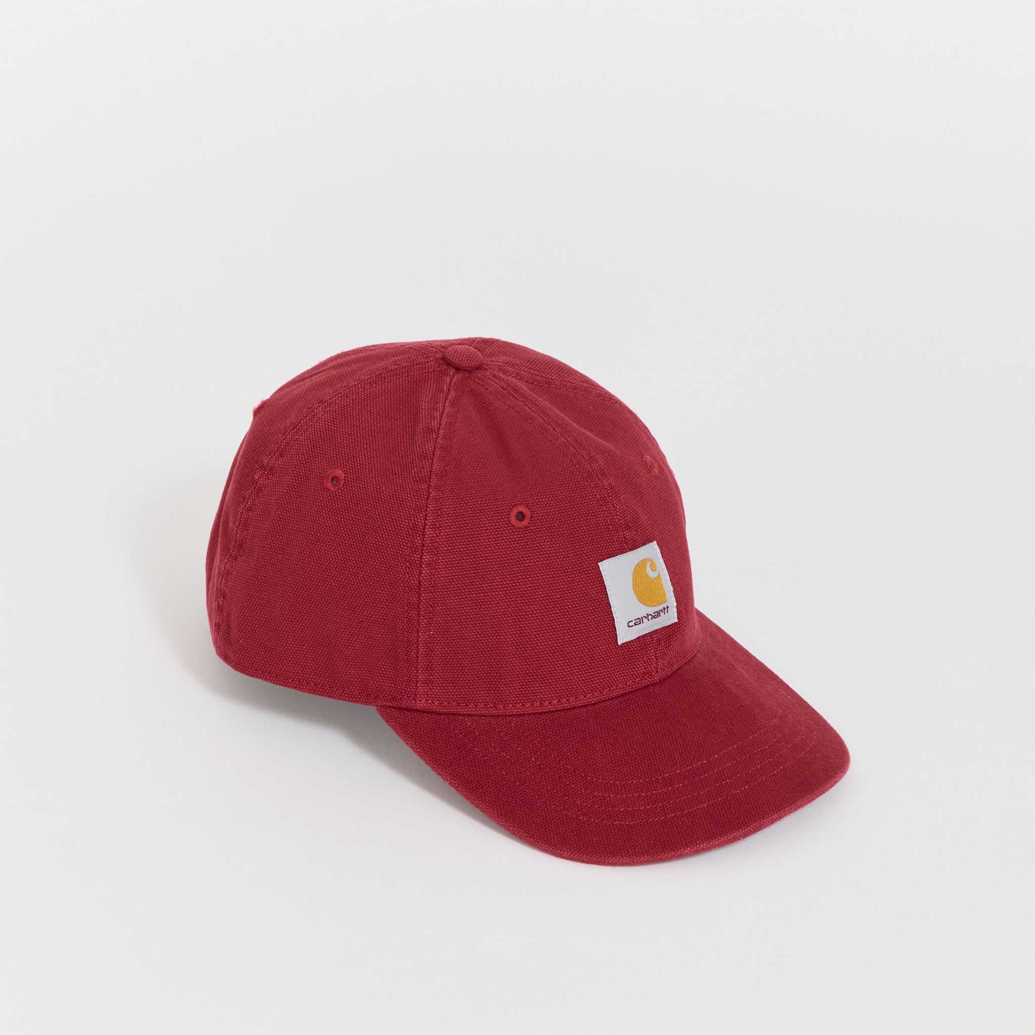 Selby Canvas Cap Scarlet Stone Washed