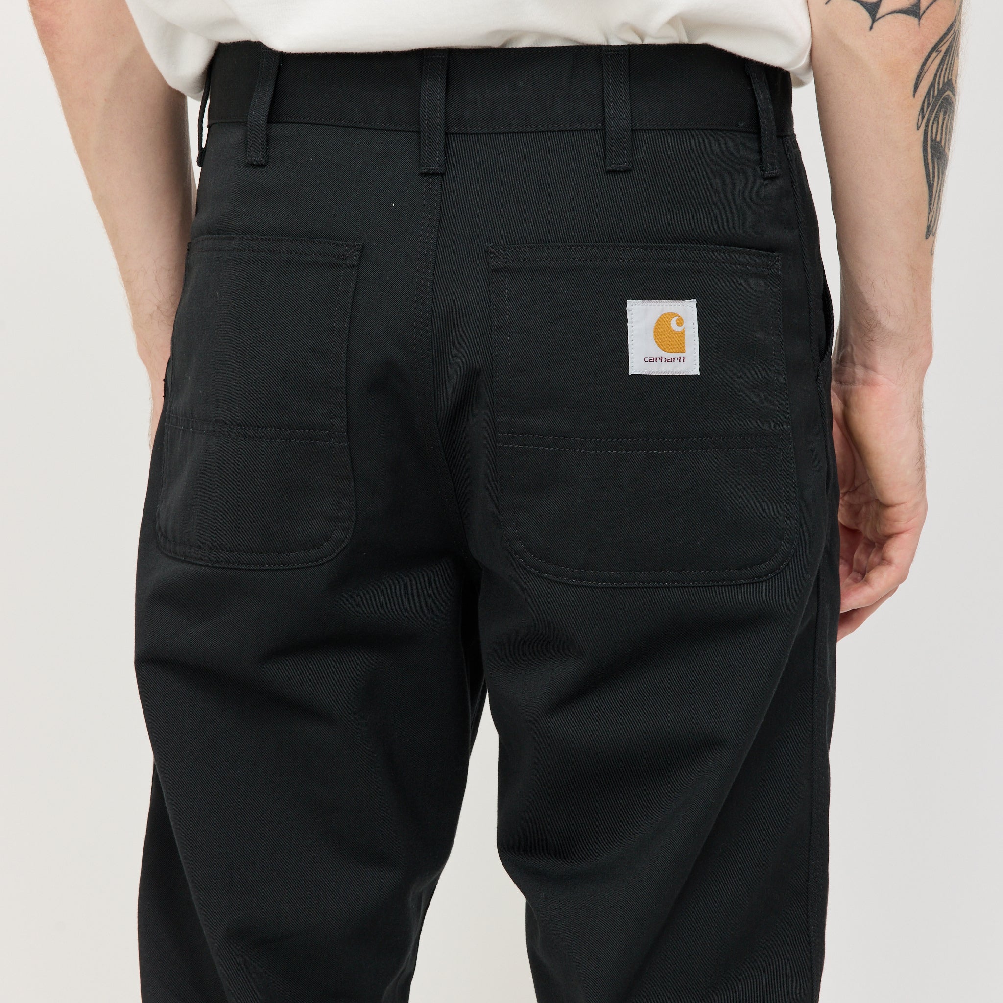 Simple Pant Black Rinsed