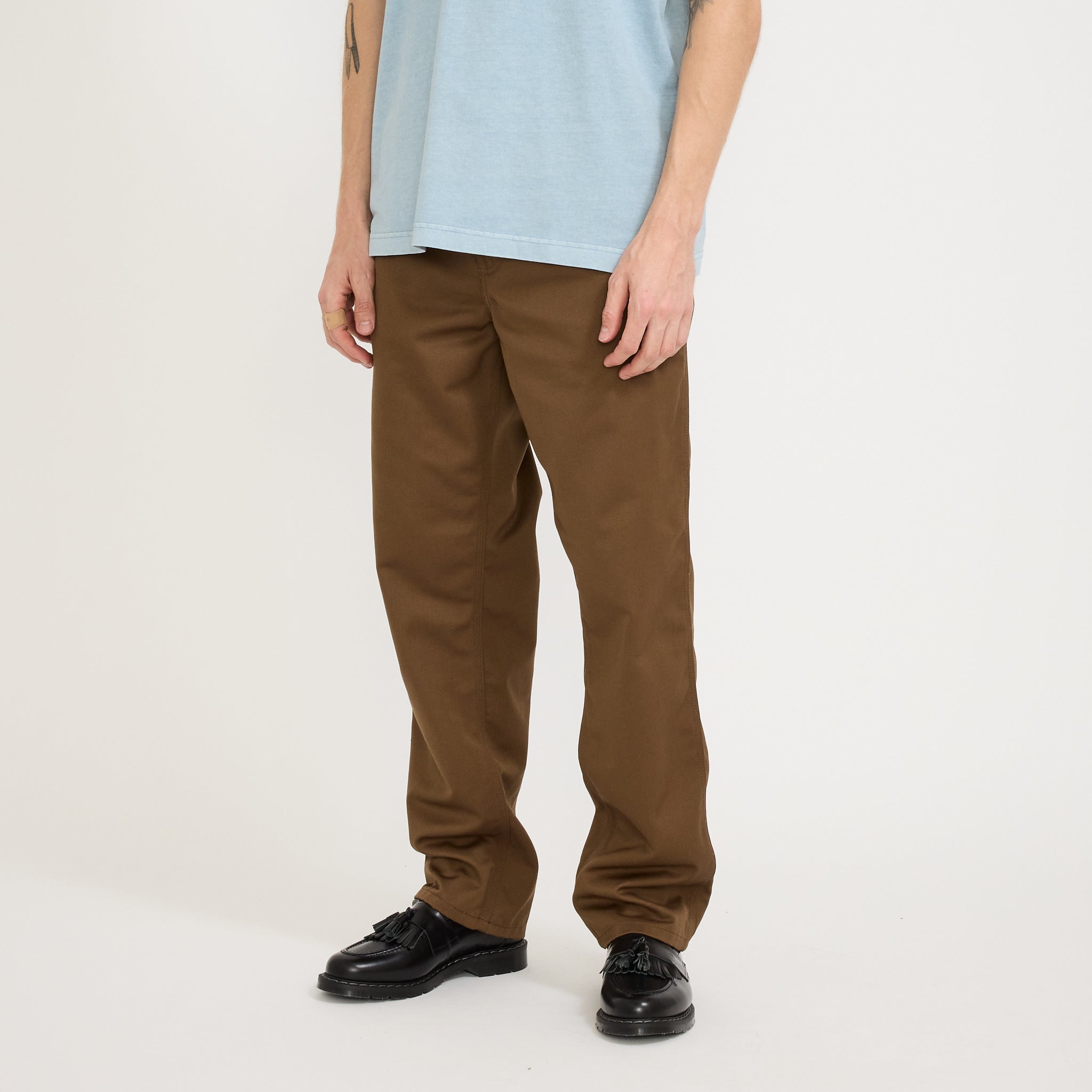 Simple Pant Chocolate Rinsed