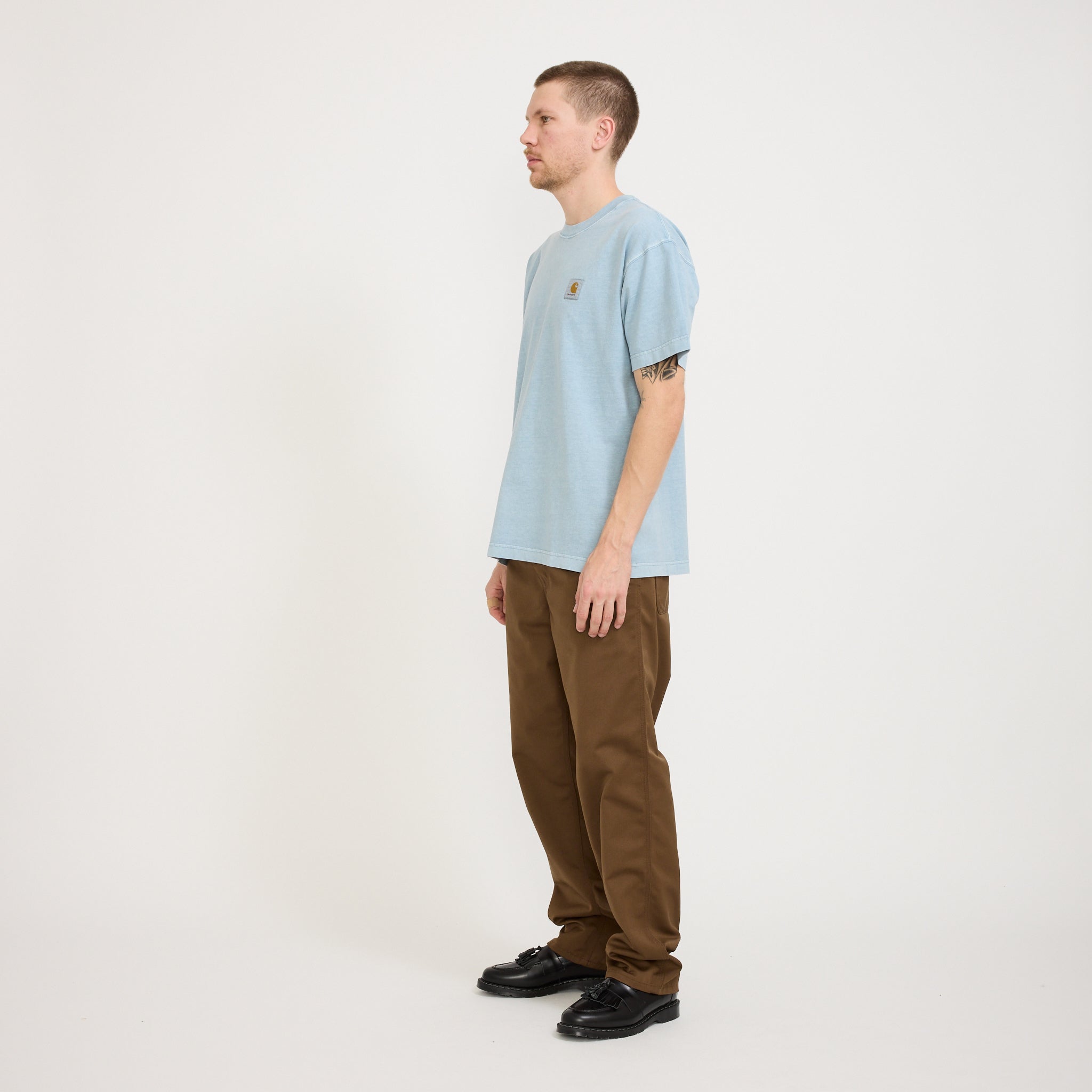 Simple Pant Chocolate Rinsed