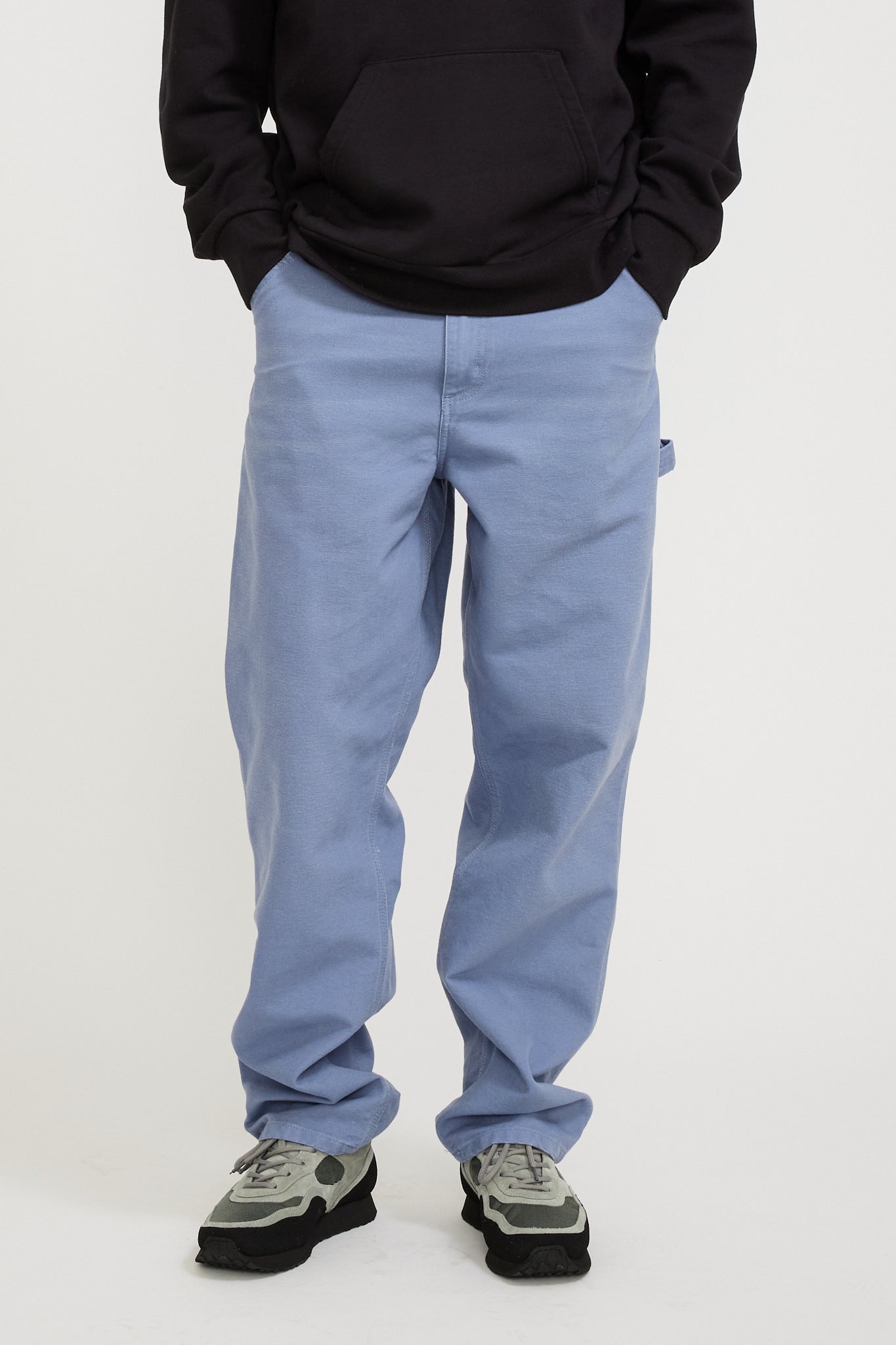 Carhartt WIP | Single Knee Pant Bay Blue Aged Canvas | Maplestore