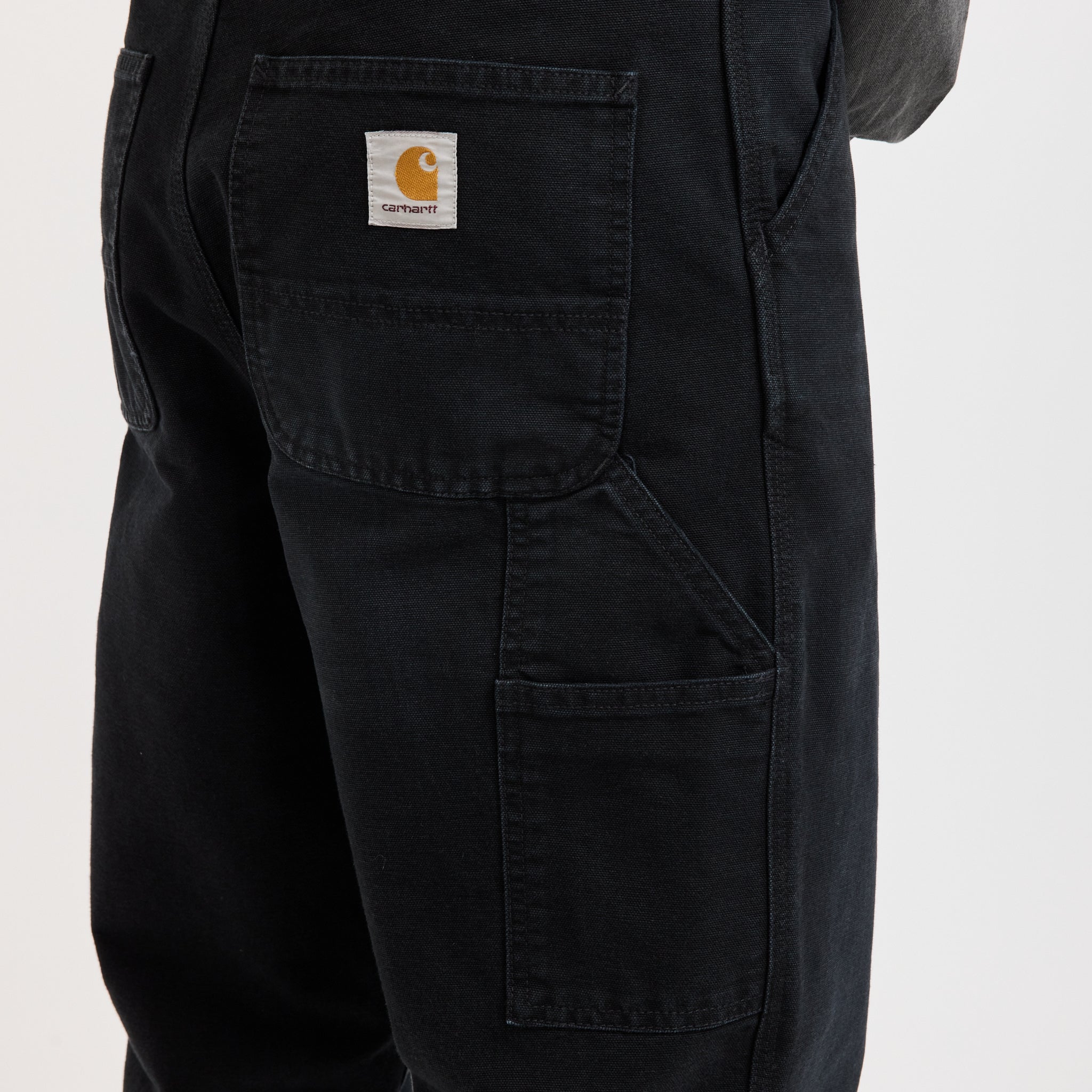 Carhartt WIP | Single Knee Pant Black Stone Canvas | Maplestore