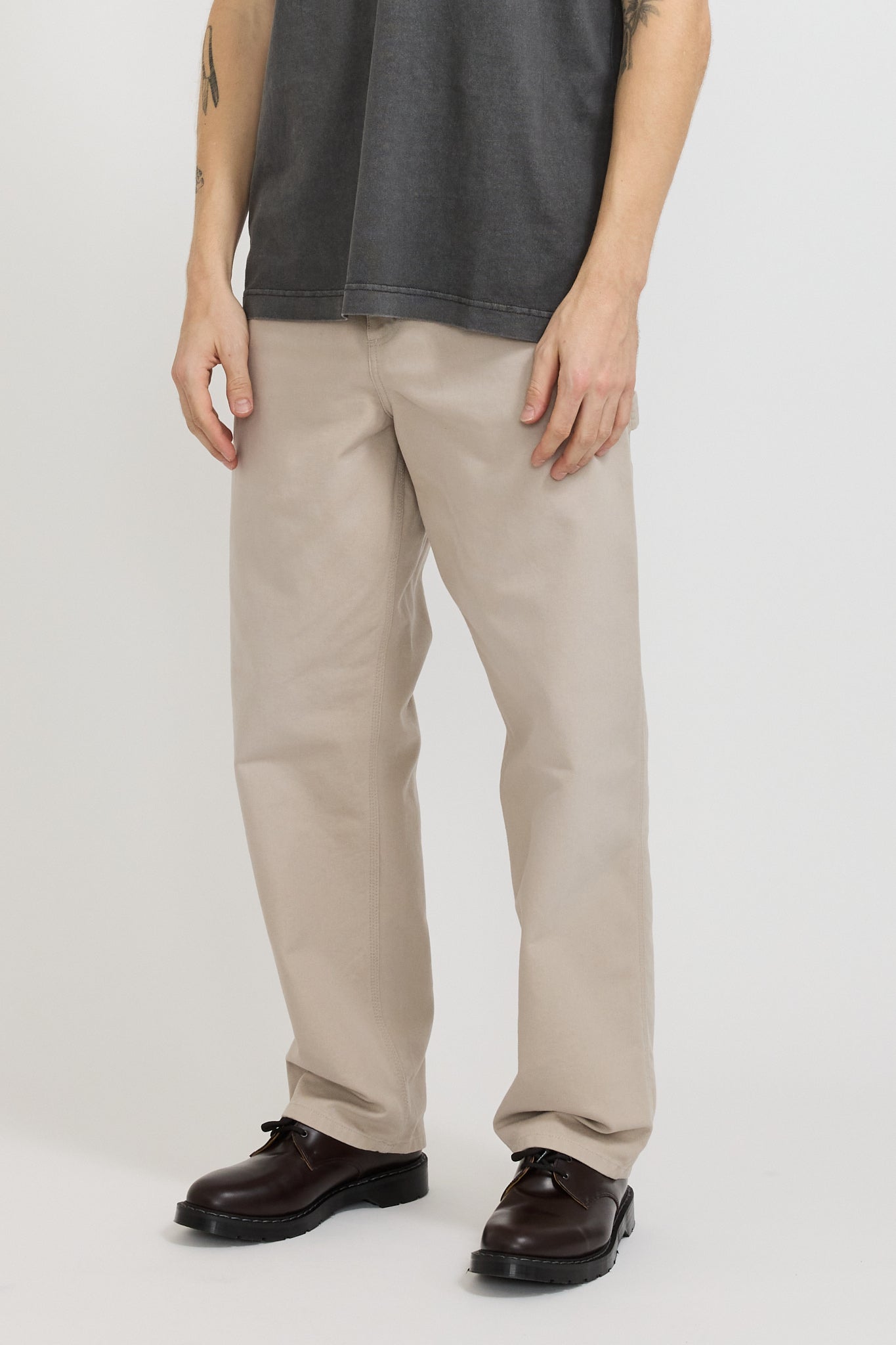 Single Knee Pant Dusky Beige