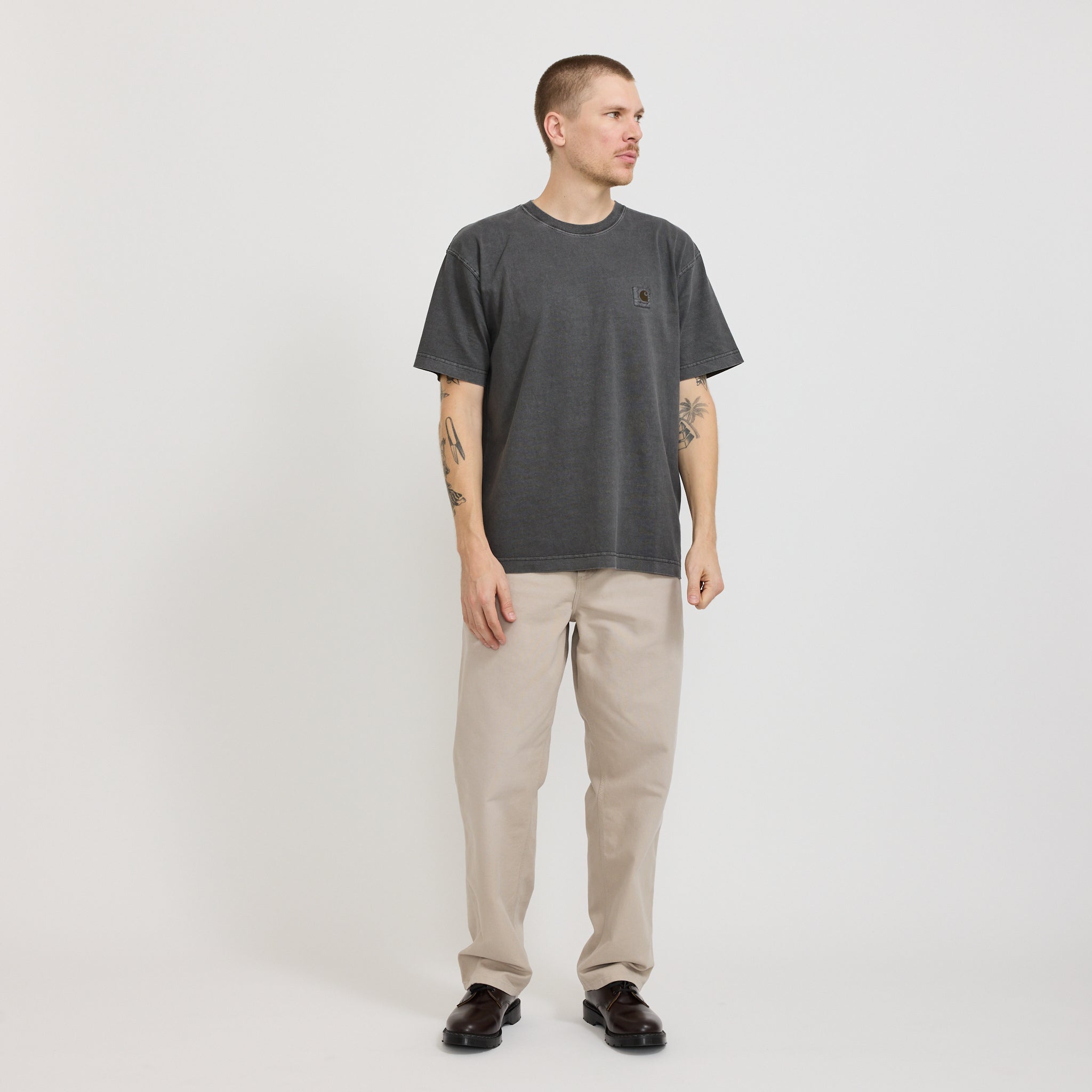 Single Knee Pant Dusky Beige