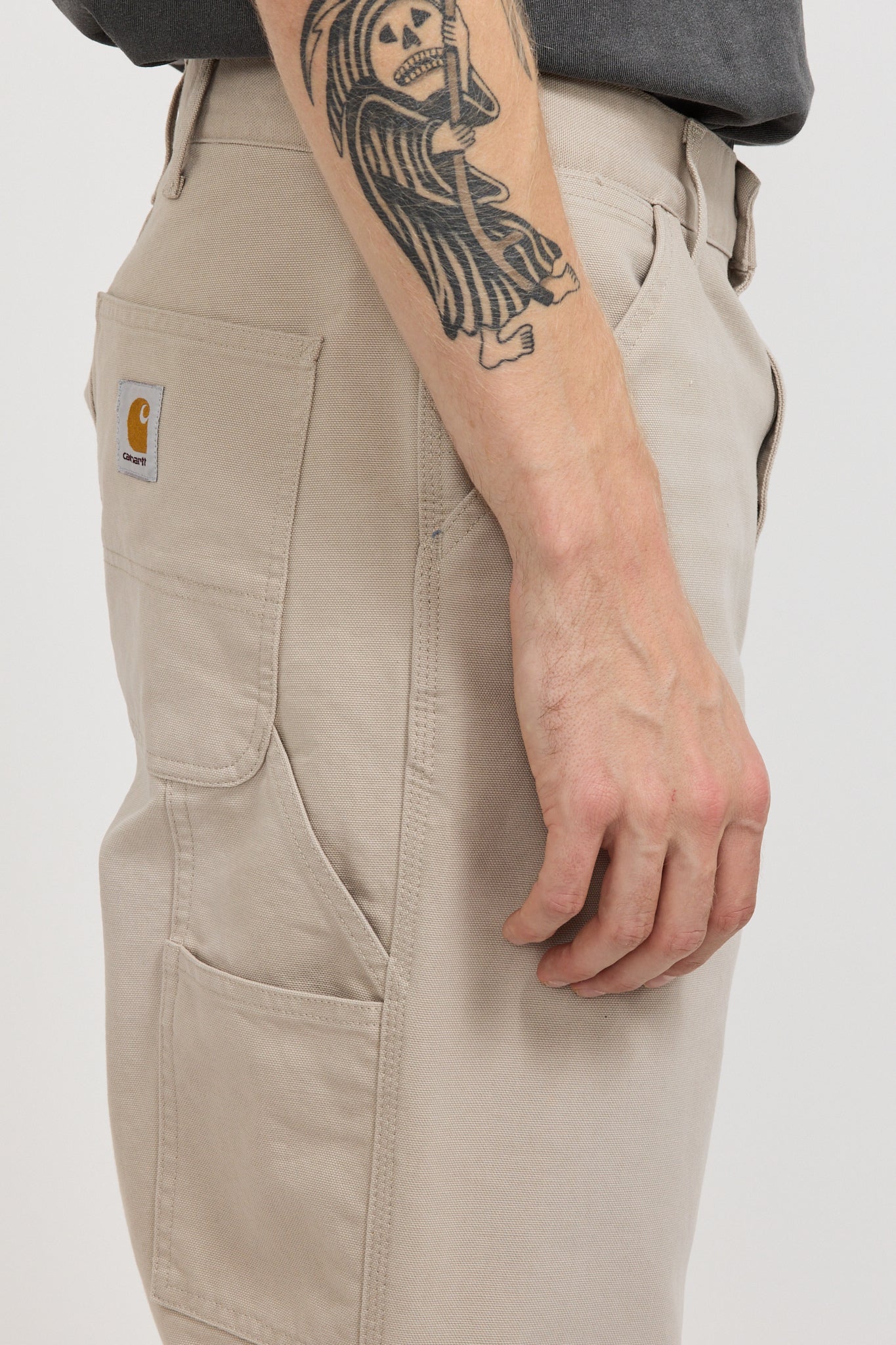 Single Knee Pant Dusky Beige