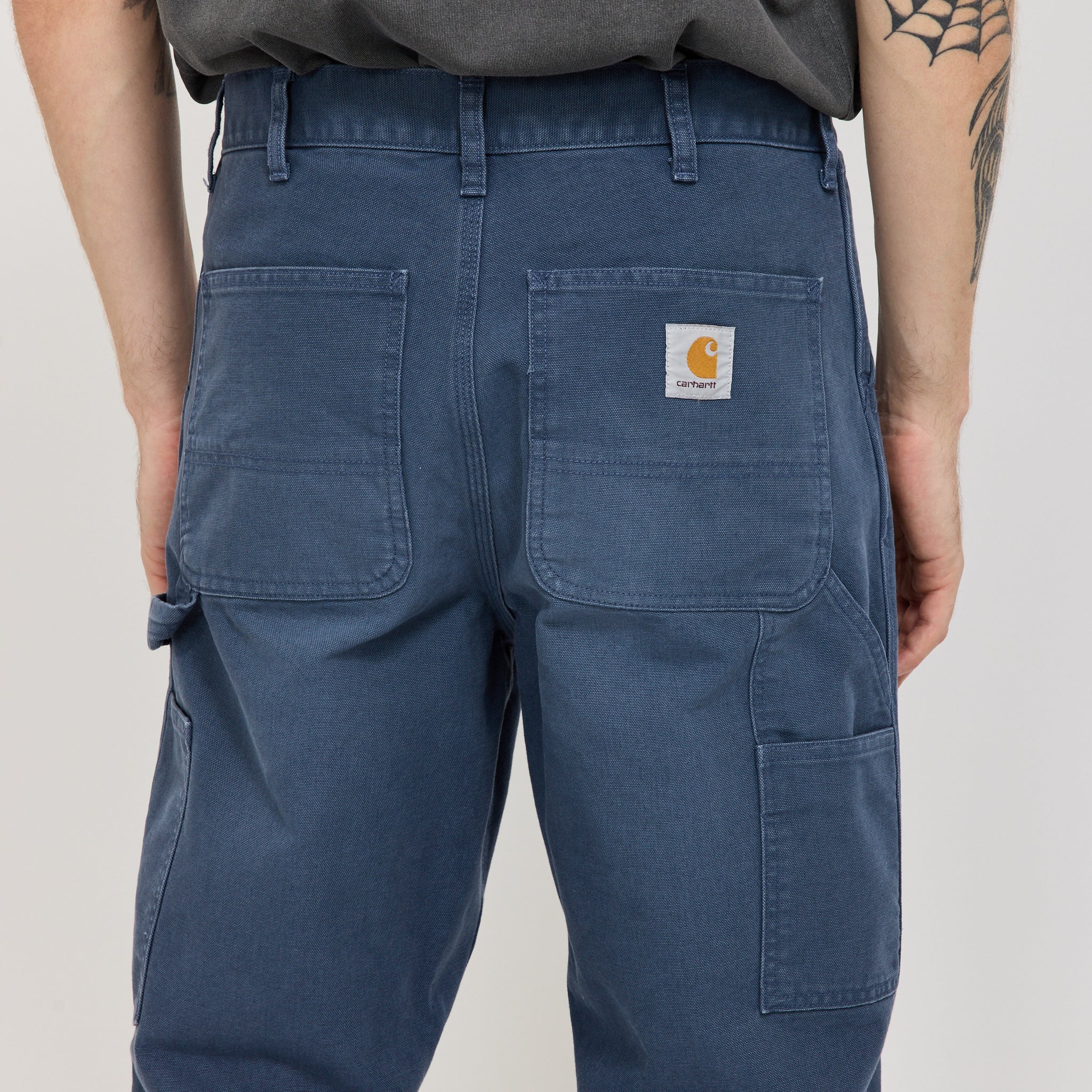 Single Knee Pant Dusky Blue