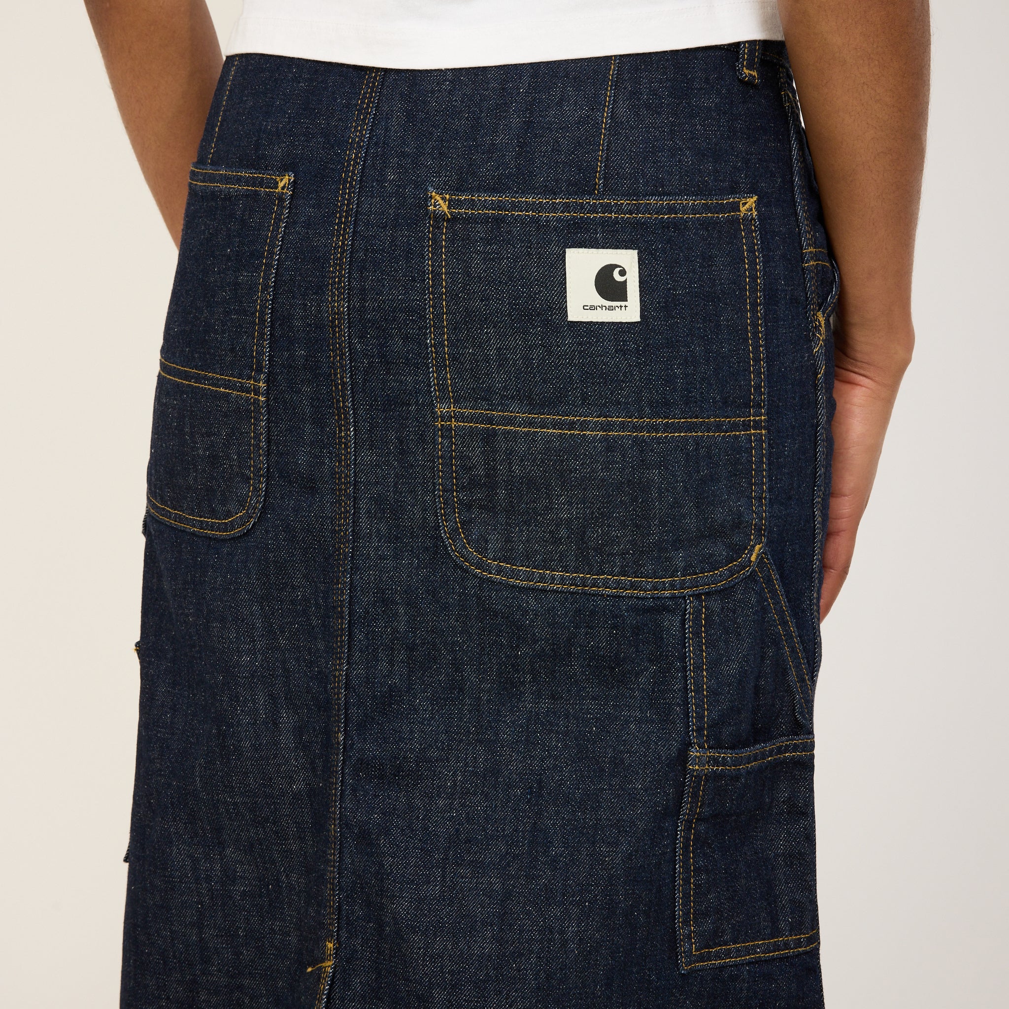 Carhartt WIP | Women's Single Knee Skirt Blue Rinsed | Maplestore