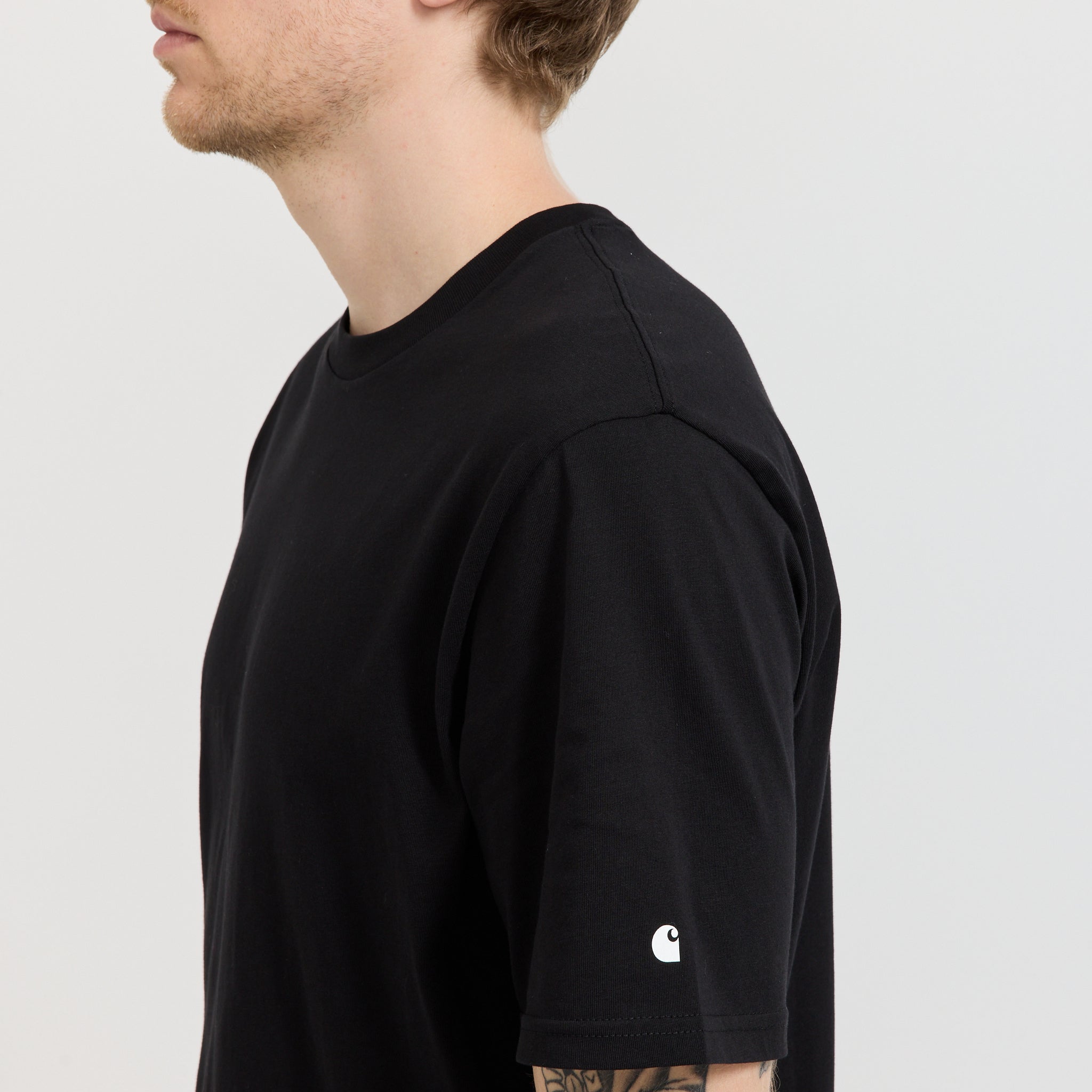 Carhartt WIP | S/S Base T-Shirt Black/White | Maplestore