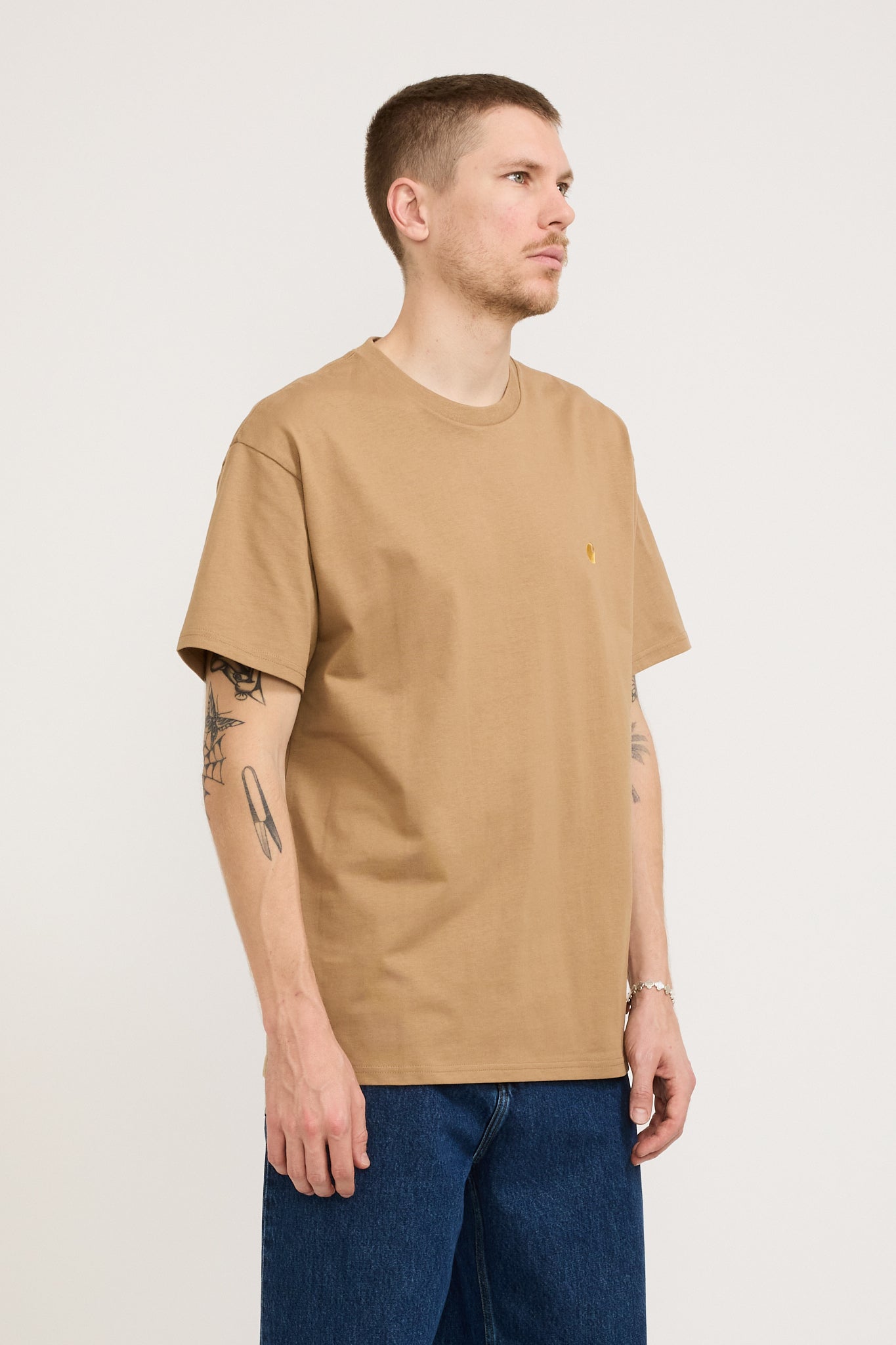 Carhartt WIP | S/S Chase T-Shirt Peanut/Gold | Maplestore