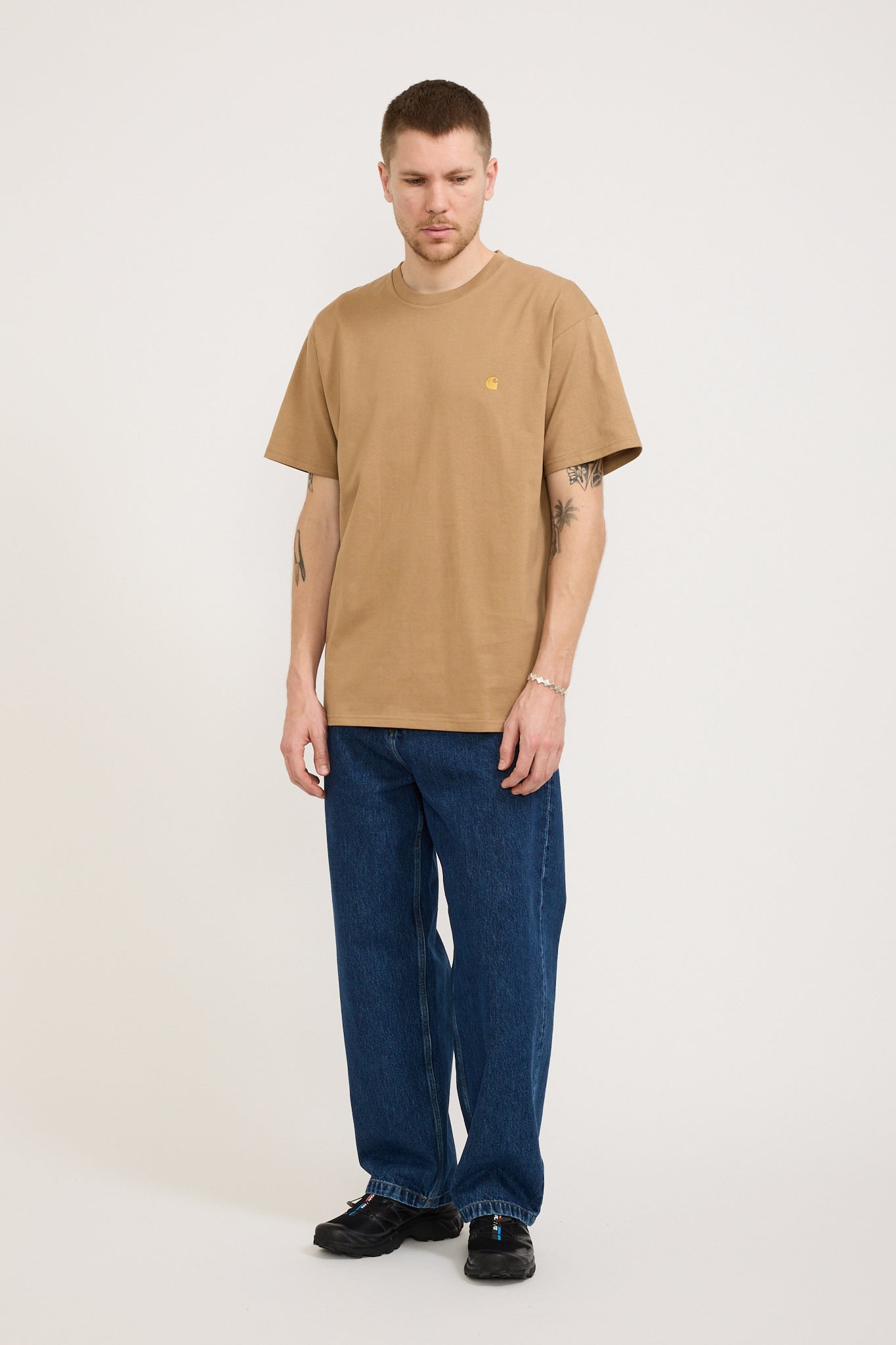 Carhartt WIP | S/S Chase T-Shirt Peanut/Gold | Maplestore