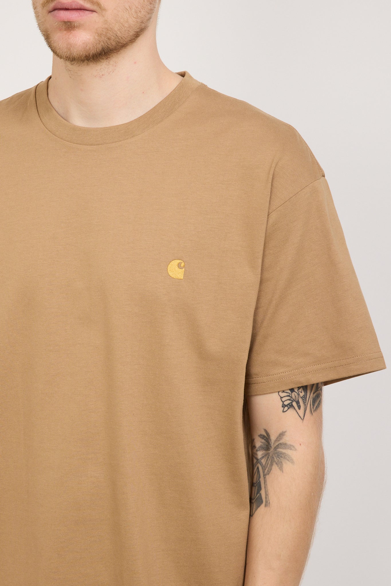 Carhartt WIP | S/S Chase T-Shirt Peanut/Gold | Maplestore