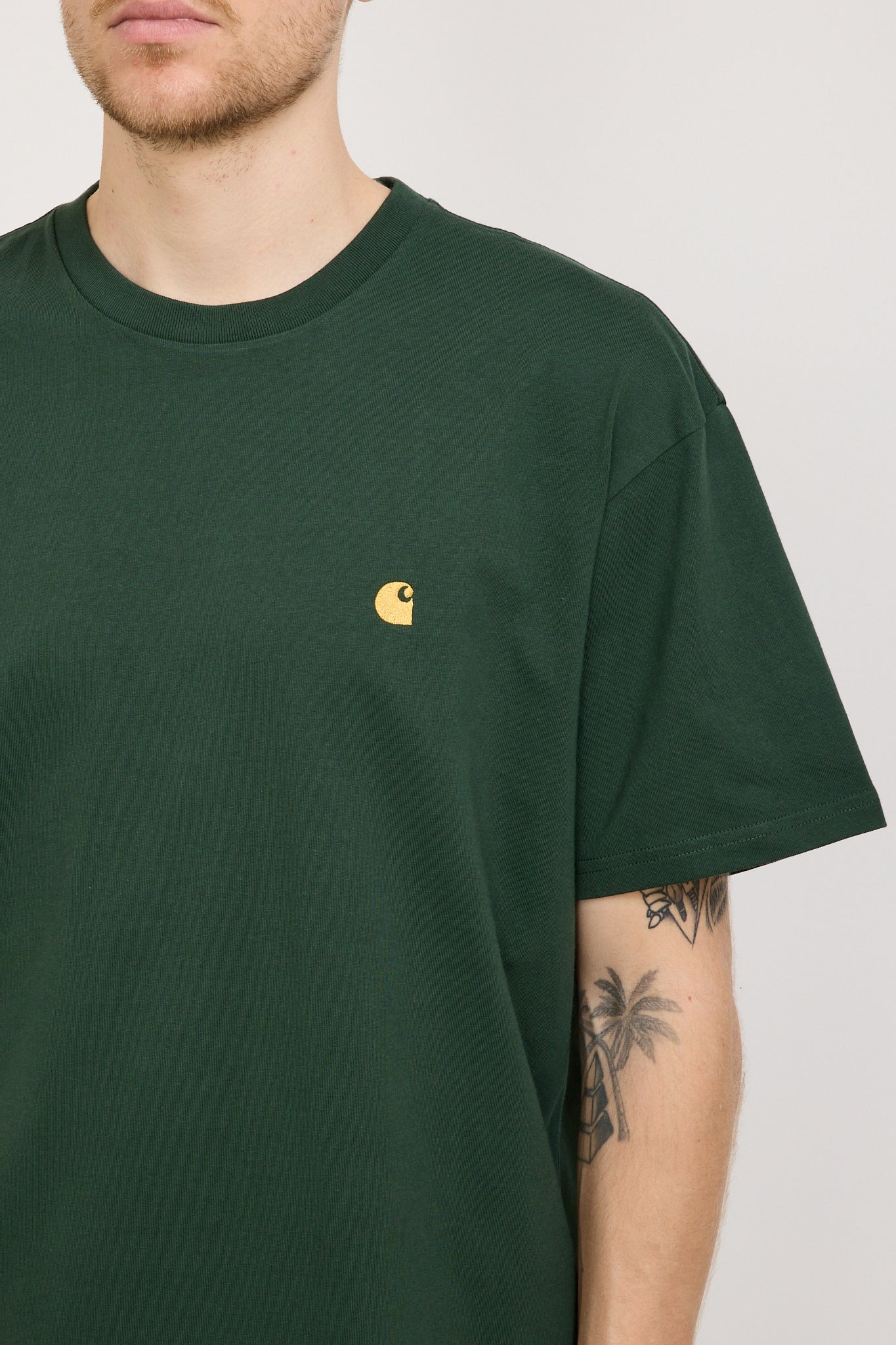 Carhartt WIP | S/S Chase T-Shirt Sycamore Tree/Gold | Maplestore