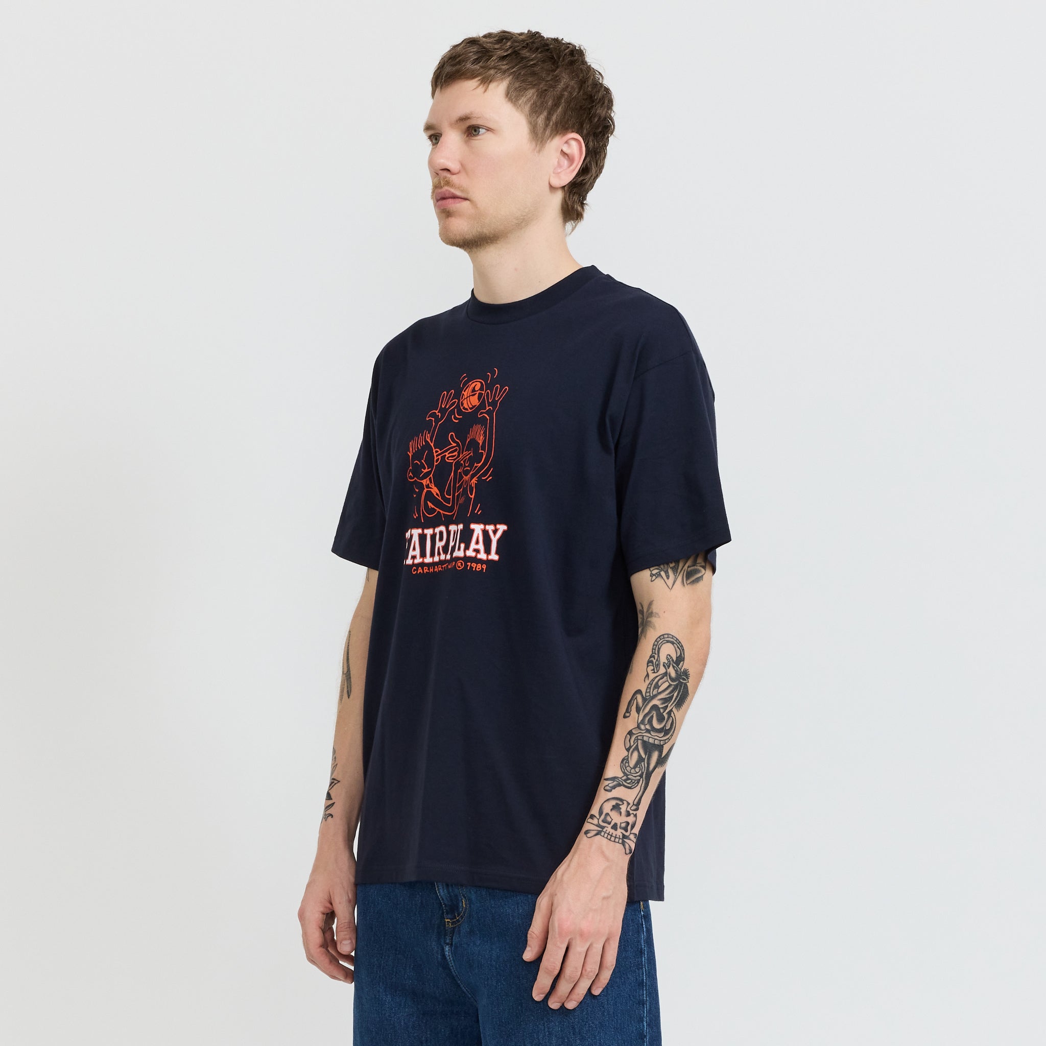 Carhartt WIP | Fairplay T-Shirt Dark Navy | Maplestore