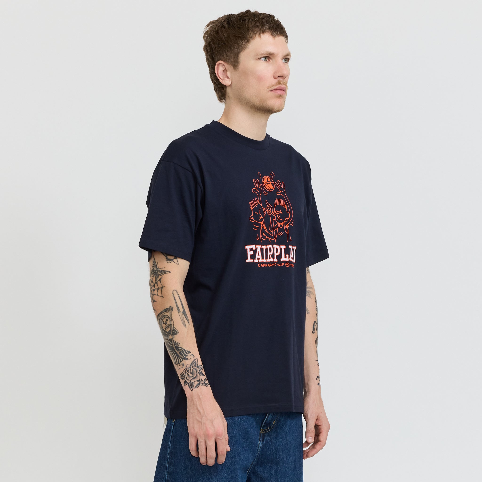Carhartt WIP | Fairplay T-Shirt Dark Navy | Maplestore