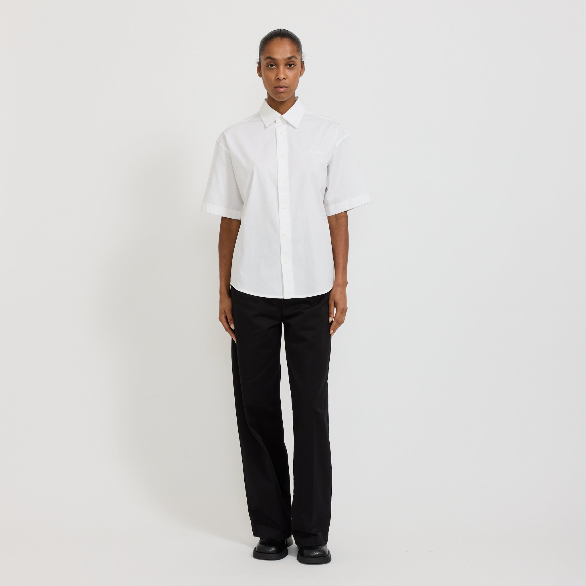 Womens S/S Jaxon Shirt White/White