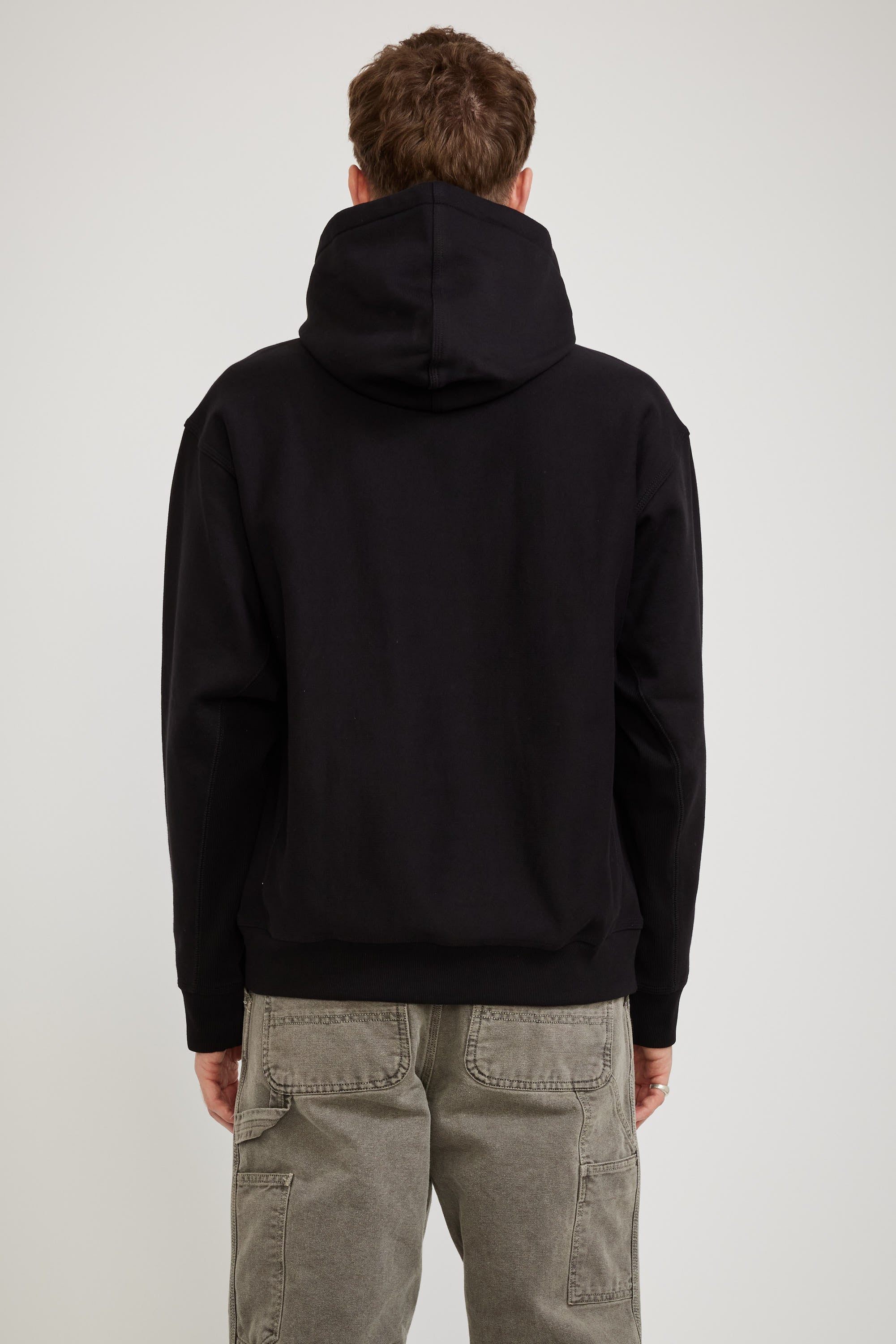 Carhartt WIP | Hooded American Script Sweat Black | Maplestore